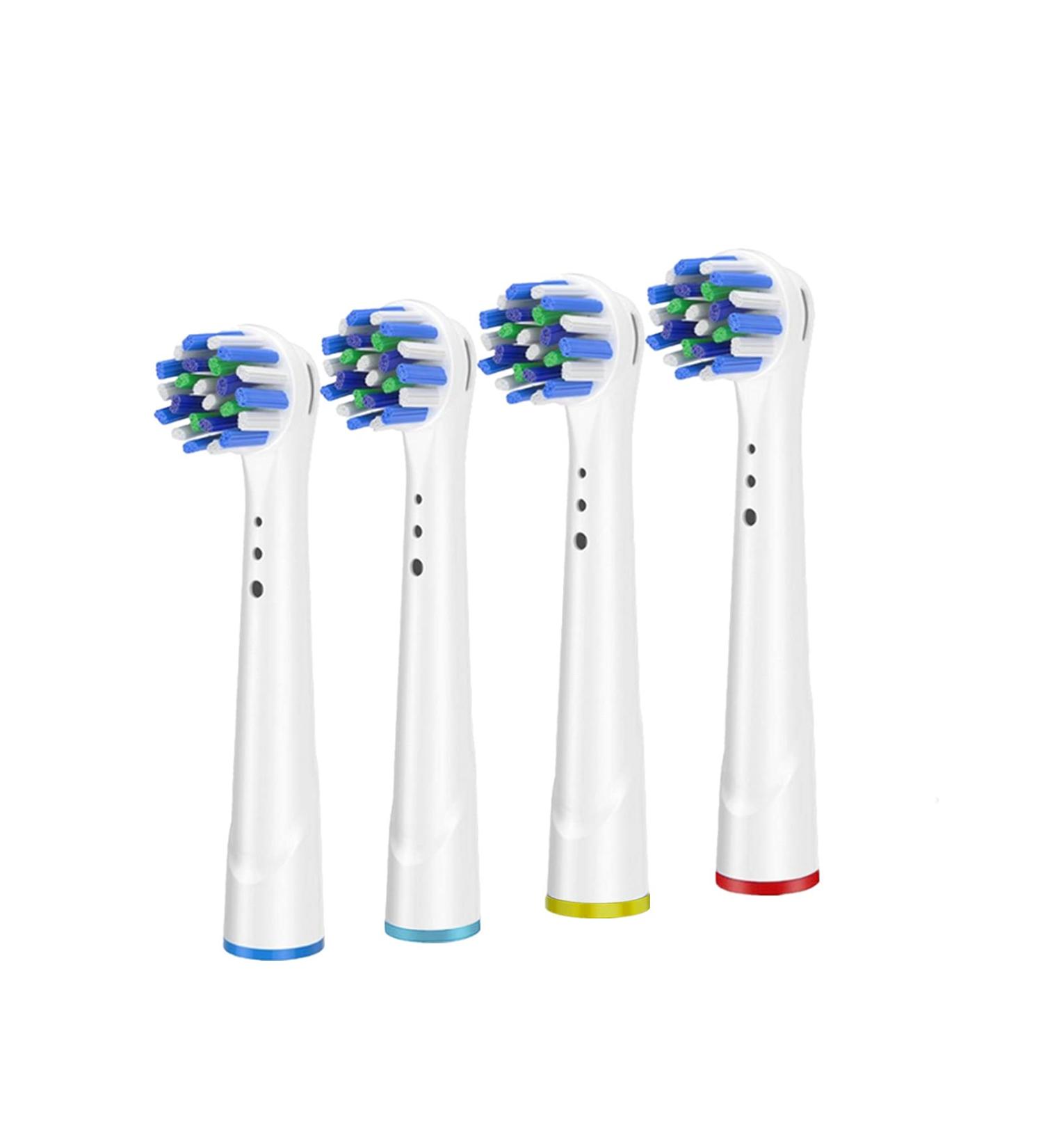 4 Pack Cross Action Replacement Brush Heads for Oral B Electric Toothbrush | Compatible with Oral-B Braun/Pro 9600/6000/7000 | High-Quality Oral B Replacement Heads - Buy Online on GoSupps.com