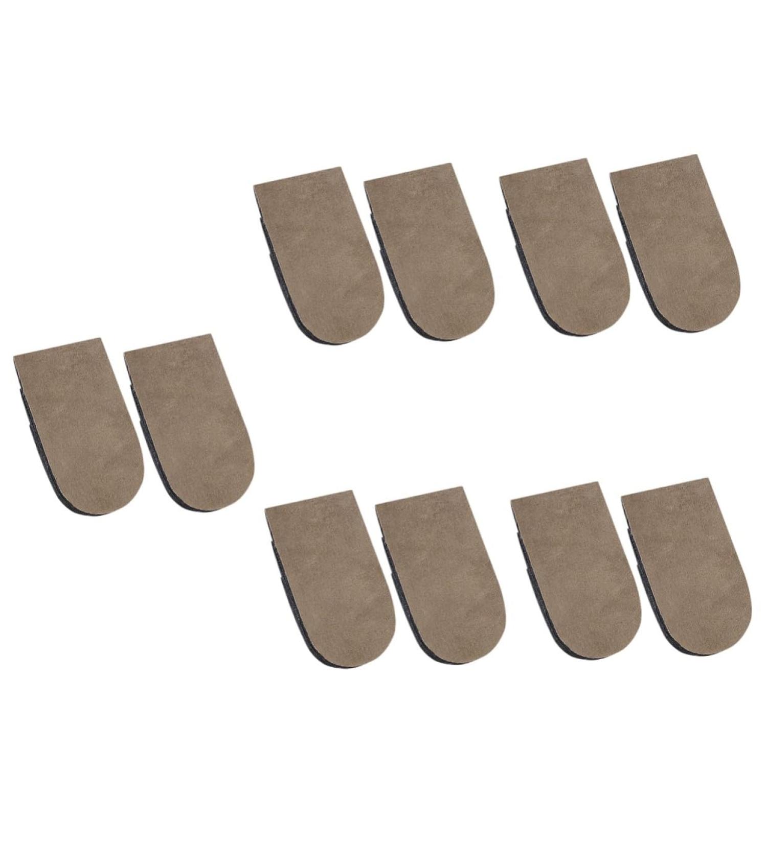 FOMIYES Heightened Cushions 5 Pairs Invisible Half Insoles for Men & Women | Non-Slip Orthopedic Pads for Heels - Buy Online on GoSupps.com