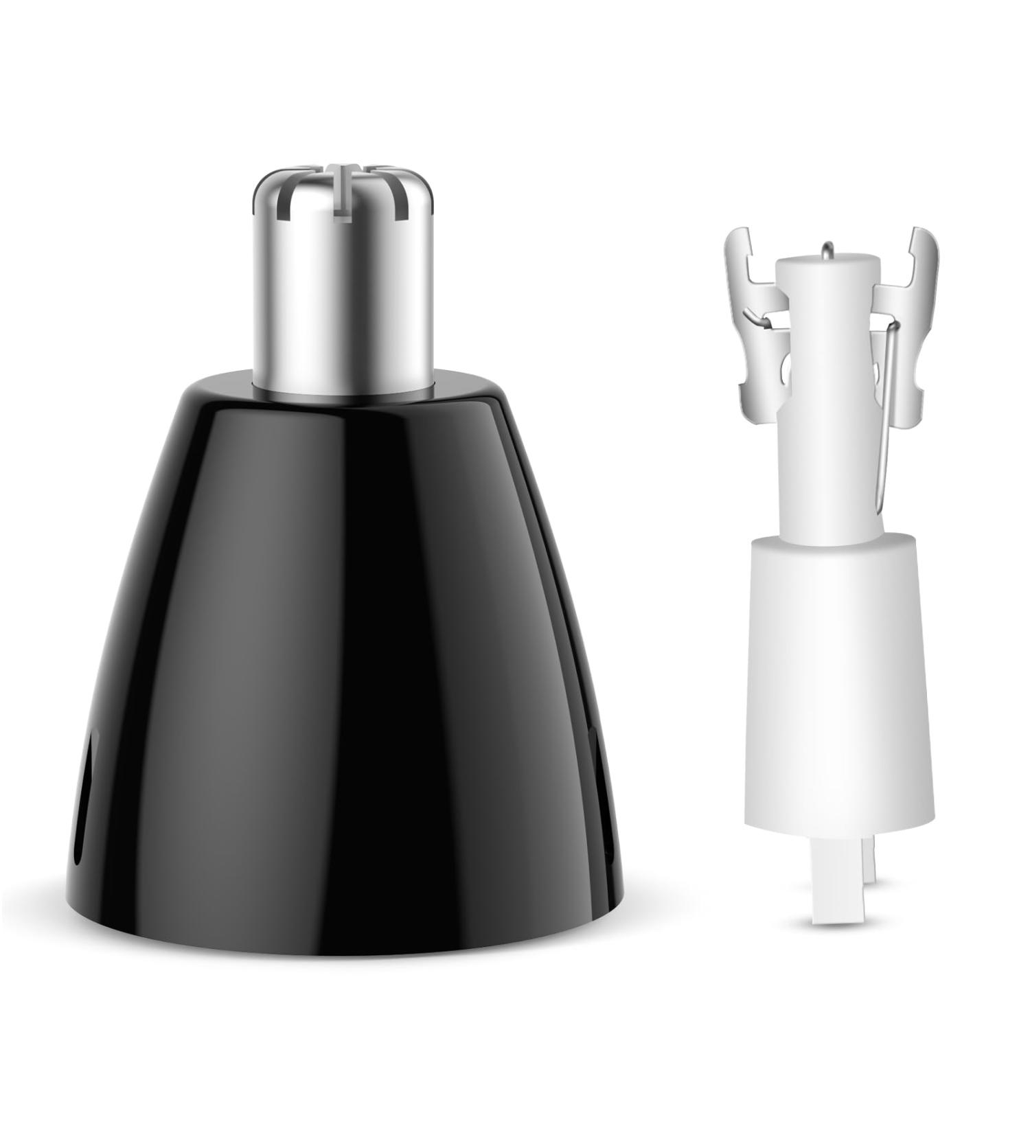 ZORAMI Rechargeable Ear and Nose Hair Trimmer Head Black Rechargable Black
