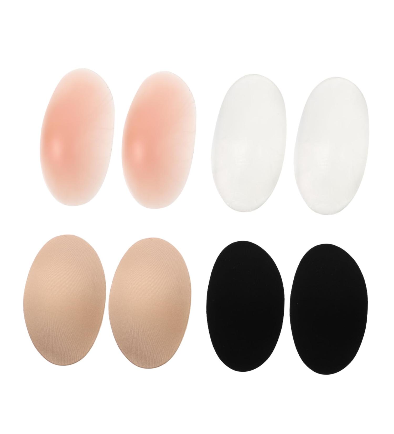 Runrotoo Non-Slip Silicone Shoulder Pads - 4 Pairs Invisible Enhancer & Push-Up Straps for Ultimate Comfort | International Shipping Available - Buy Online on GoSupps.com