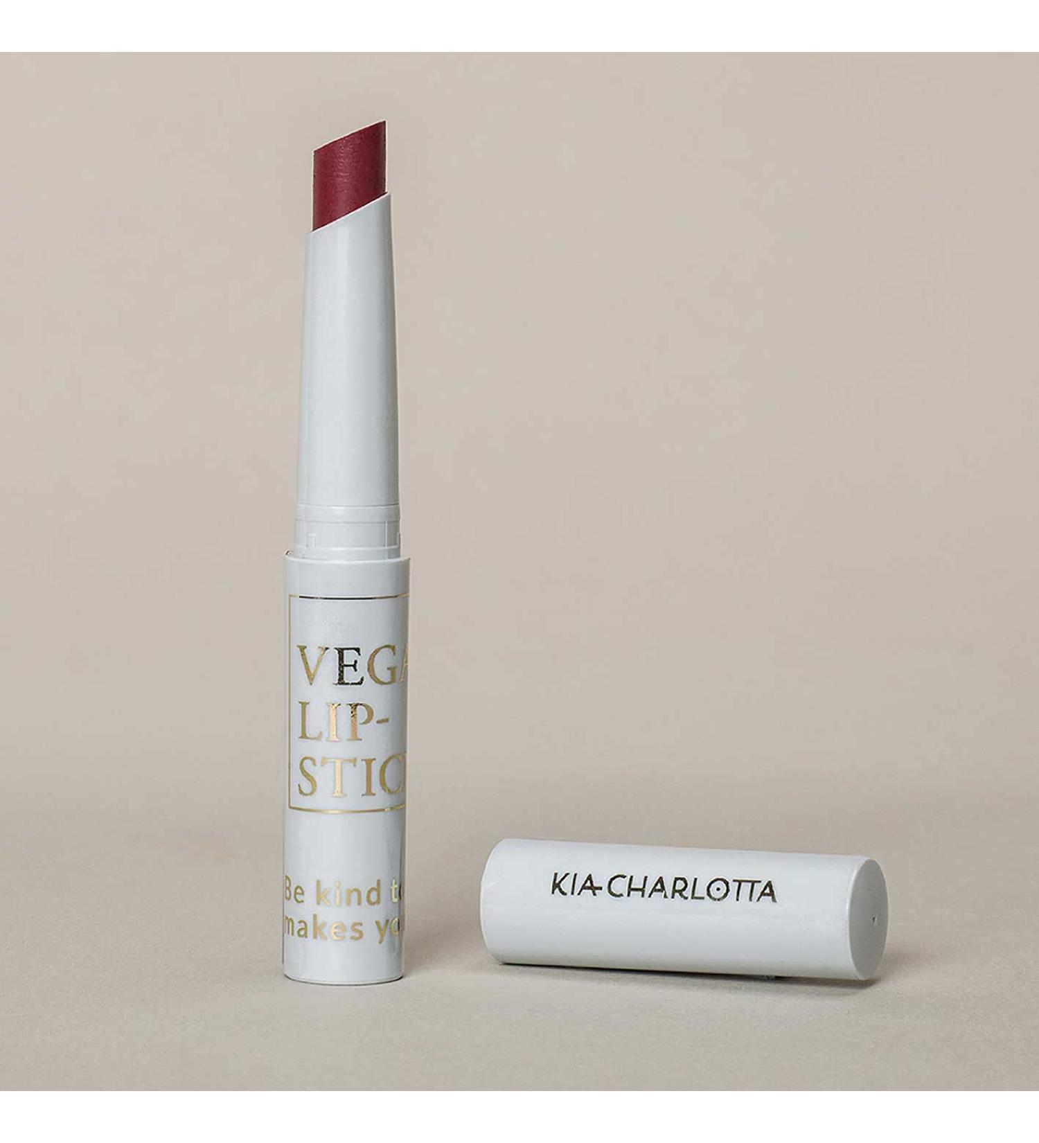 Vegan Lipstick Game Changer - Deep Cherry Red | 100% Natural & Eco-Friendly | Recycled Packaging | Made in Germany - Buy Online on GoSupps.com