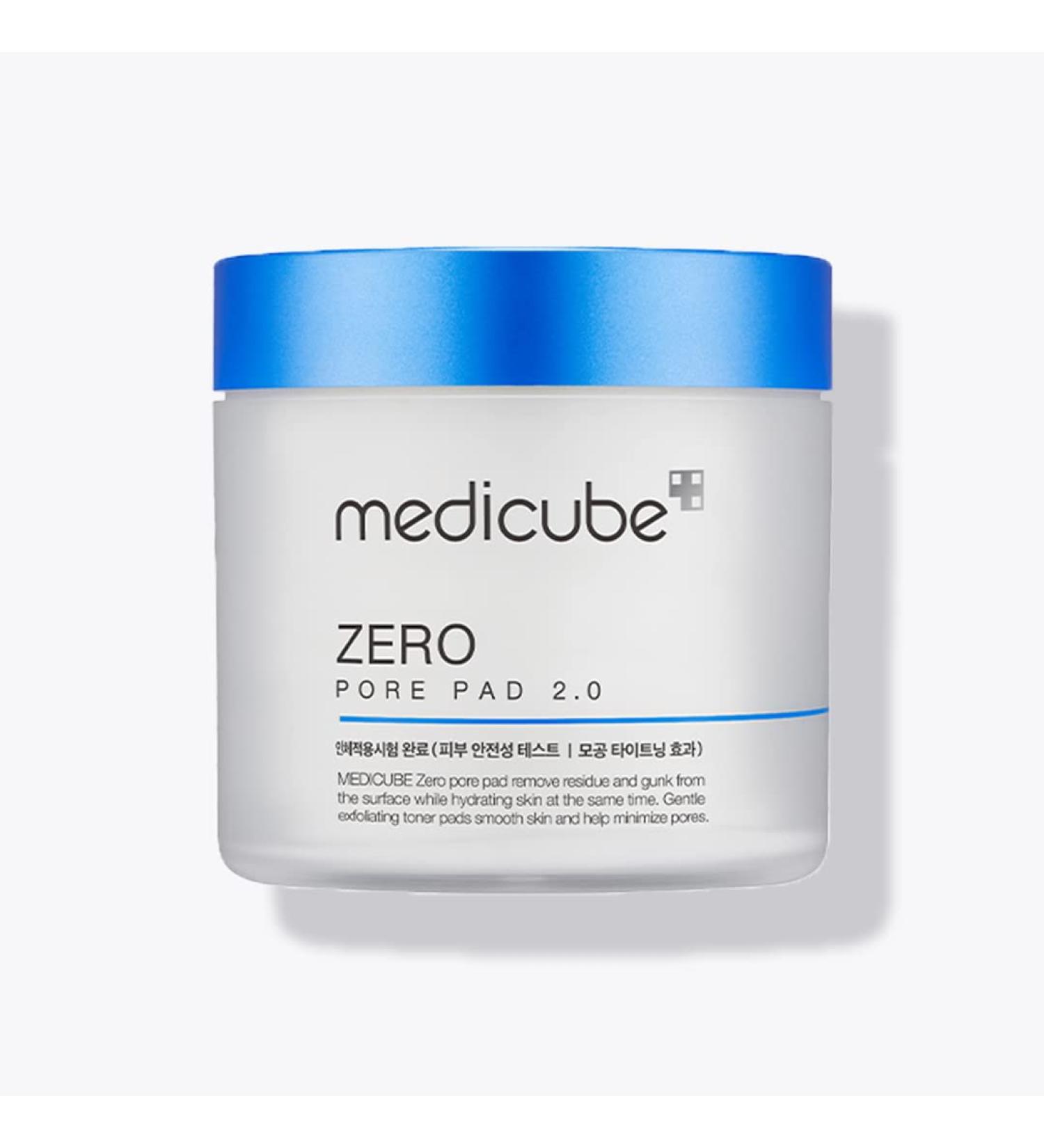 Medicube Zero Pore Pads - Exfoliate & Clear Sebum, Minimize Pores | 4.5% AHA + 0.45% BHA, Dual-Sided Pads | 70 Sheets - 2021 Korean Beauty Awards Winner - Buy Online on GoSupps.com