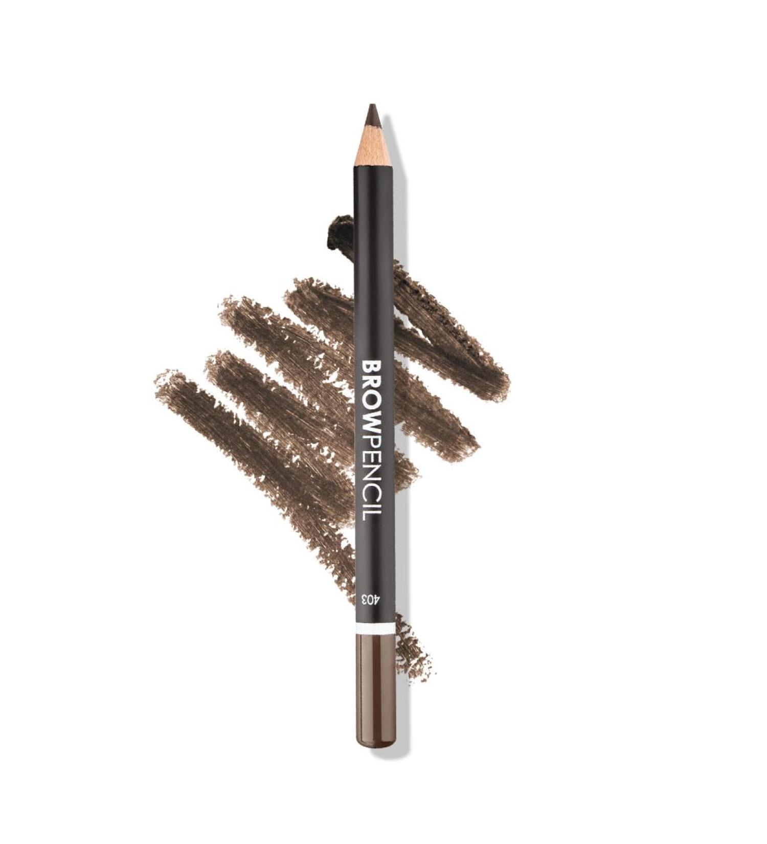 Lamel Eyebrow Liner N 403 Long-lasting eyebrow pencil with brush cruelty-free For all skin tones and types Light brown - Buy Online on GoSupps.com