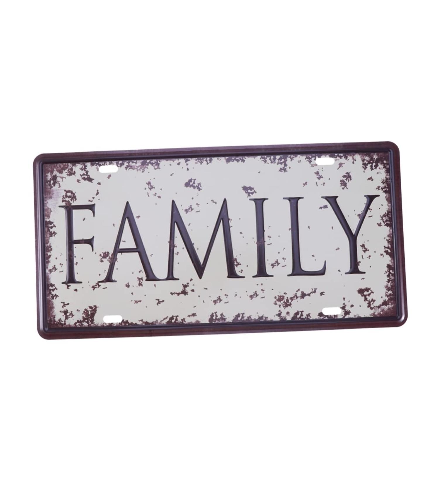 ABOOFAN Vintage Decor Retro Decor Vintage Sign Wall Decor License Plate Decorative Paintings Metal - Buy Online on GoSupps.com