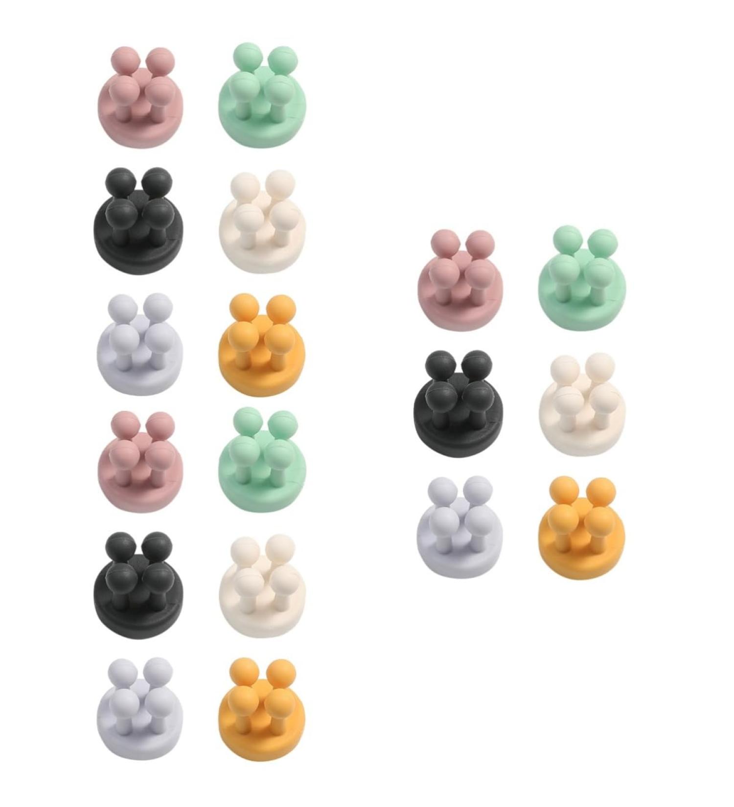 Buy Cabilock 18-Pack Silicone Razor Hook Toothbrush Holders - Durable Stylish and Perfect for Office & Home - Buy Online on GoSupps.com