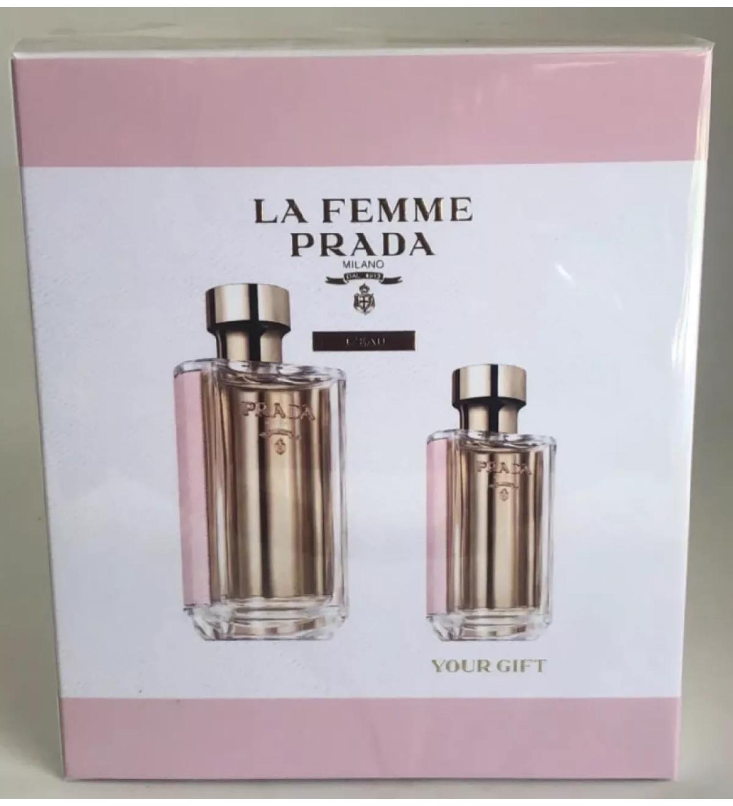 La Femme Leau Womens 2pc Gift Set - 3.4 Fl Oz Eau de Toilette + 1.2 Fl Oz Eau de Toilette - Buy Online on GoSupps.com