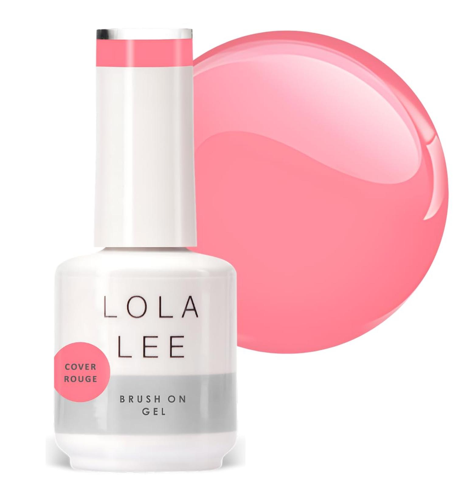 Lola Lee Brush On Gel | Cover Rouge | 15ml | Easy-To-Use | Hardwearing | Quick Application | 100% Vegan - Buy Online on GoSupps.com