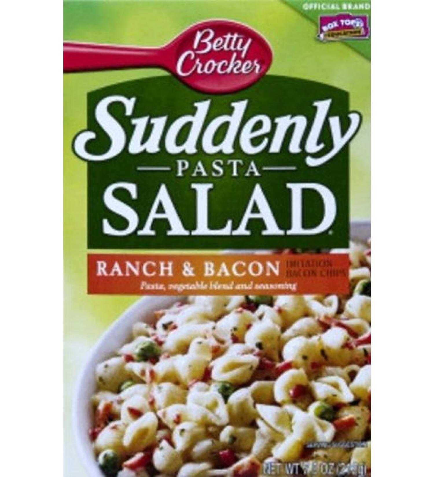 Betty Crocker Suddenly Pasta Salad  Pasta Dinner Kit - Ranch & Bacon - 7.5 oz - Buy Online on GoSupps.com