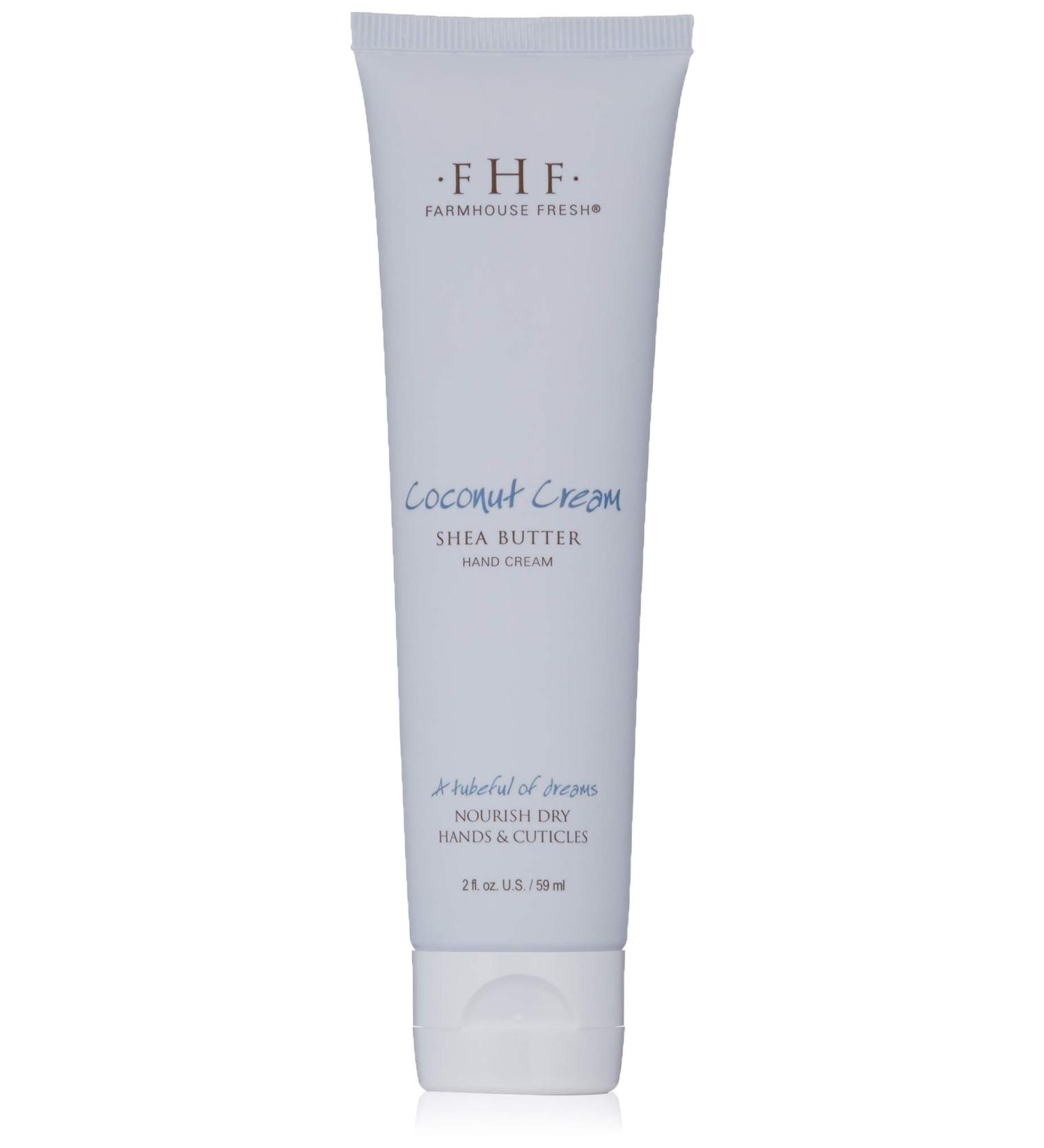 FarmHouse Fresh Coconut Cream Shea Butter Hand Cream - 2 Fl Oz - Buy Online on GoSupps.com