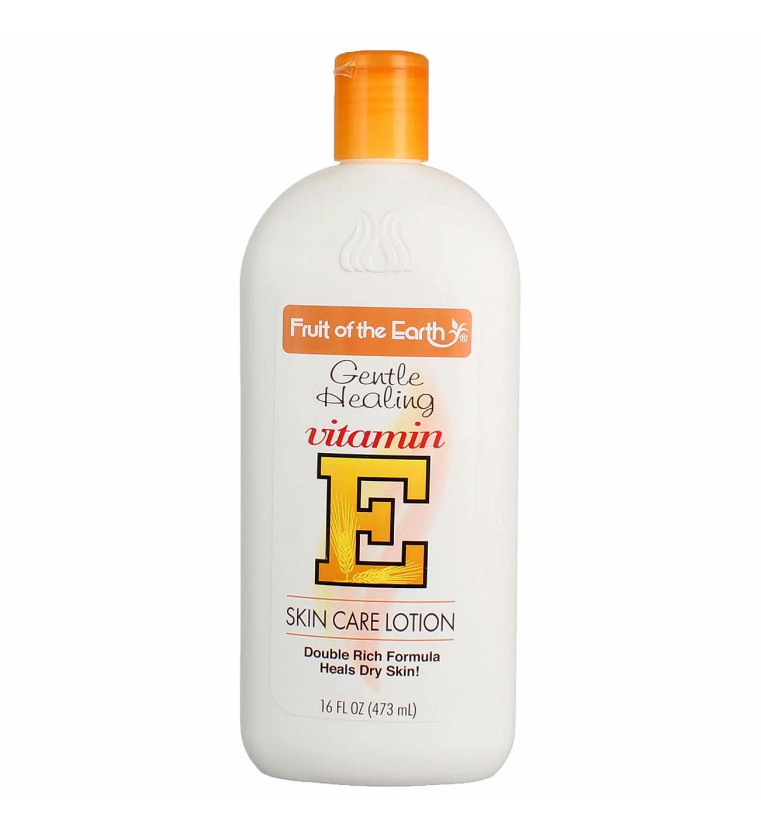 Fruit of the Earth Vitamin E Skin Care Lotion 16 fl oz - Nourishing Moisturizer for Soft Healthy Skin - Buy Online on GoSupps.com
