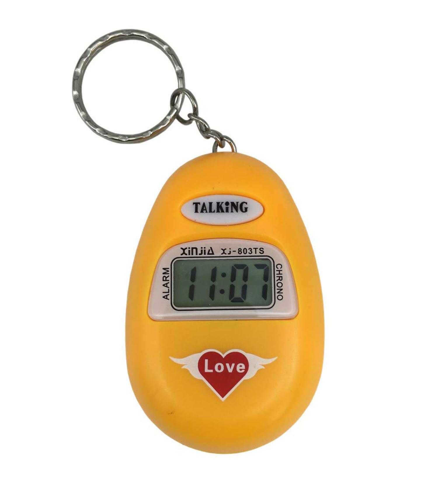 VISIONU Keychain Talking Clock | LCD Alarm & Voice Function - Ideal International Gift! - Buy Online on GoSupps.com