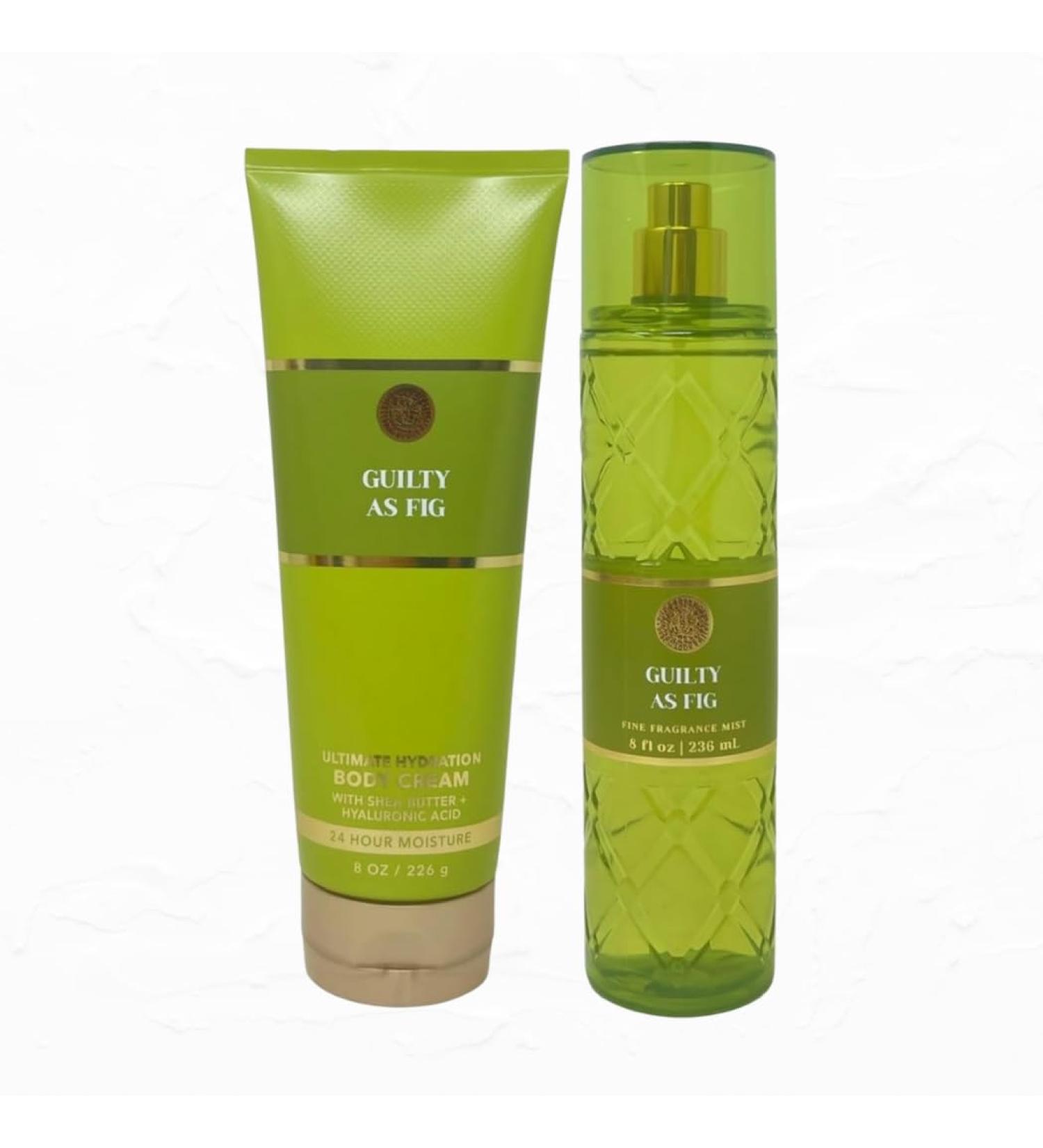 Guilty As Fig Body Care Duo | Fine Fragrance Mist 8 fl. oz. and Body Cream 8 oz. | Full Size Gift Set (Packaging Design Styles May Vary)