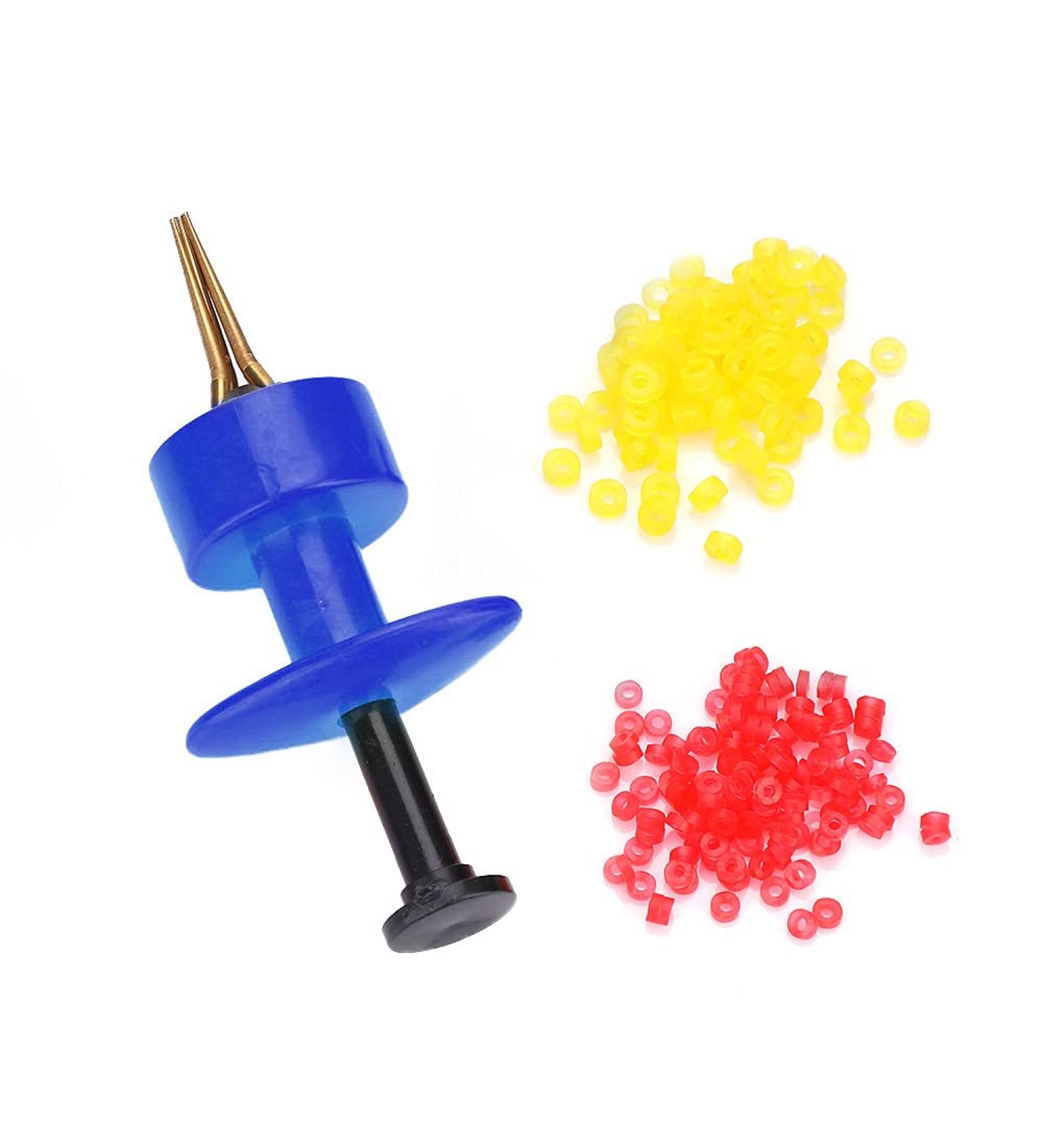 Fafeims Lightweight Micro Bait Elastic Rings - Bait Clip Lures & Pellet Bander Tool for Fishing - Premium Terminal Tackle (Blue) - Buy Online on GoSupps.com