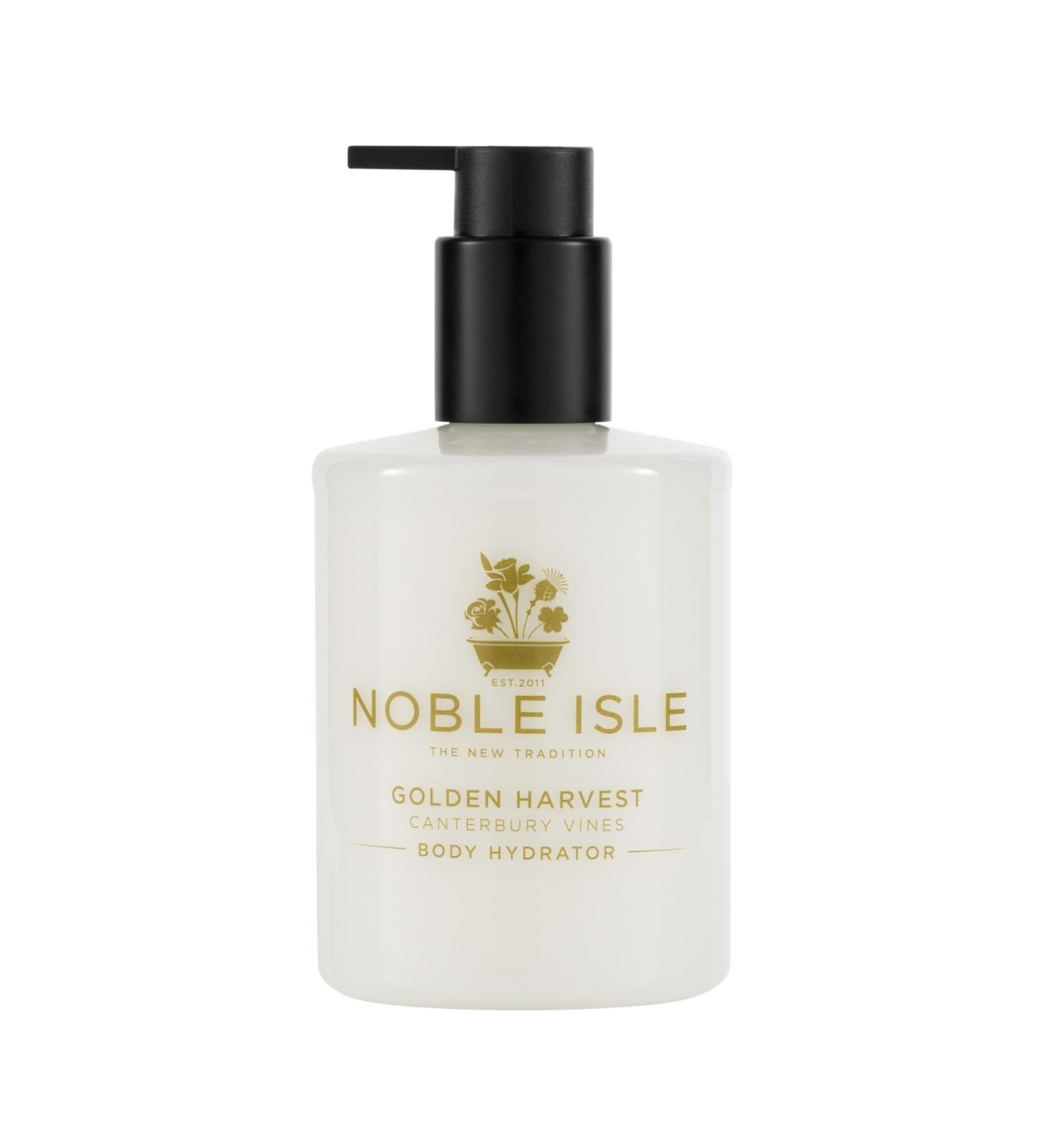 NOBLE ISLE Golden Harvest Luxury Body Lotion 250ml - Hydrating Moisturizer for Glowing Skin | International Shipping Available - Buy Online on GoSupps.com