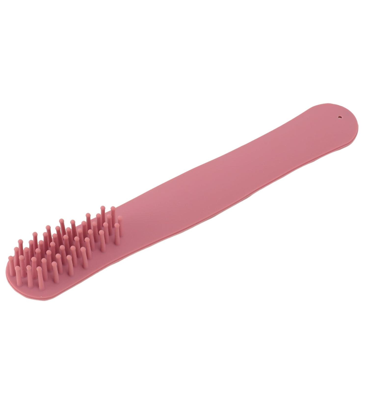 Silicone Slap Bracelet Comb Silicone Slap Hair Comb Labor Saving for Girls Women for Salon (Pink) - Buy Online on GoSupps.com