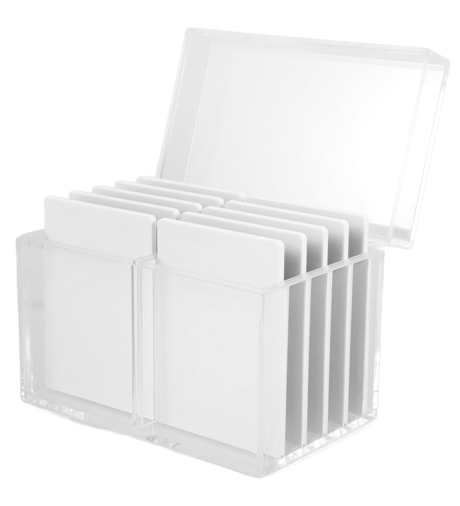 SOIMISS Bo te Faux Cils Transparente 10 Couches en Acrylique Blanc tui Organisateur Cosm tique Pratique pour Rangement et Protection de Faux Cils pour Maquillage et Voyage - Buy Online on GoSupps.com