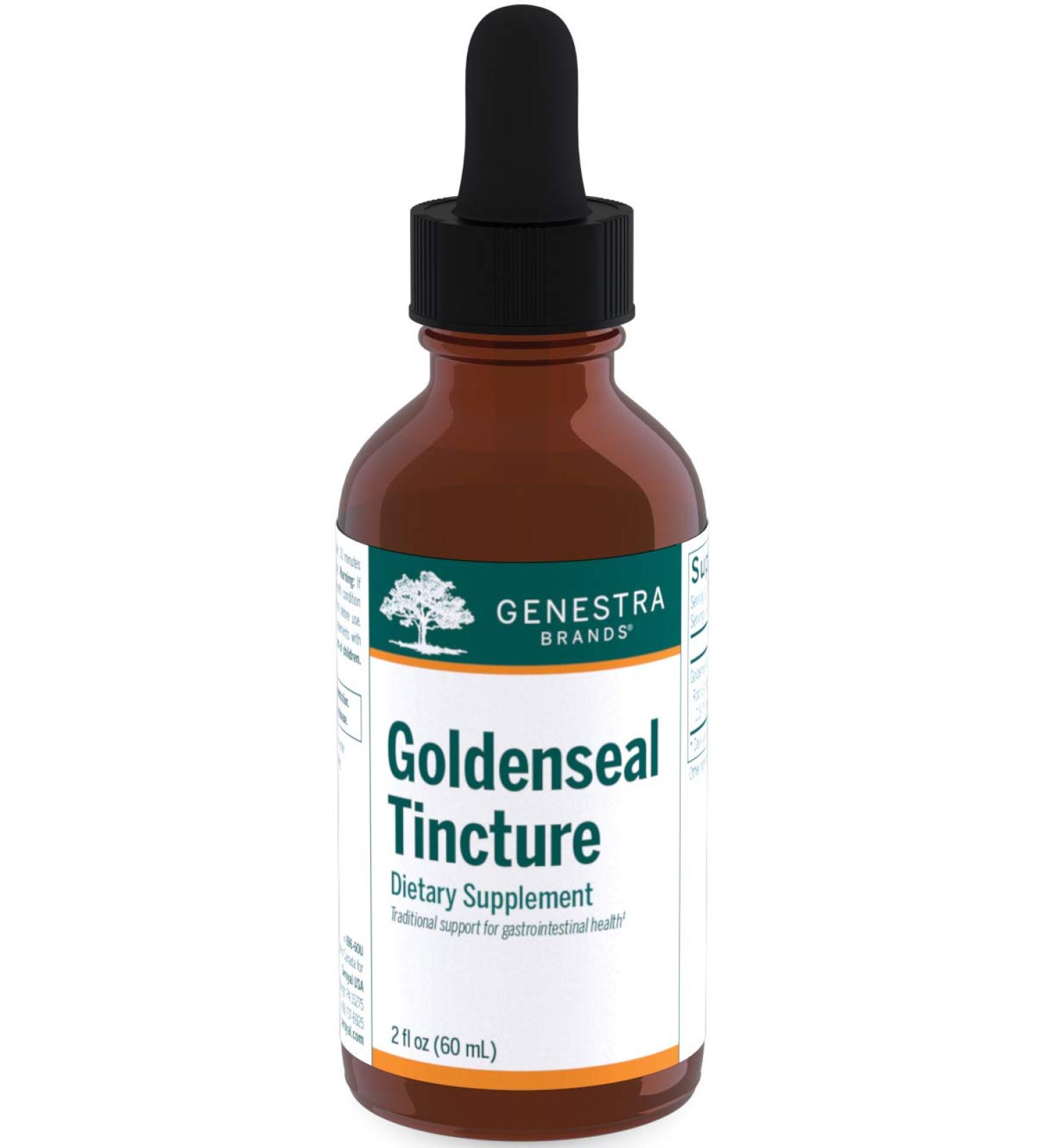 Genestra Goldenseal Tincture 2 fl. oz. | Herbal Digestive Support Supplement - Buy Online on GoSupps.com