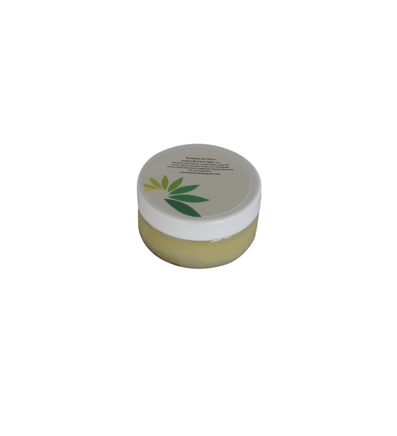 Randalia Bee Hives Infused Arnica Eucalyptus Leaf Beeswax Salve Cream