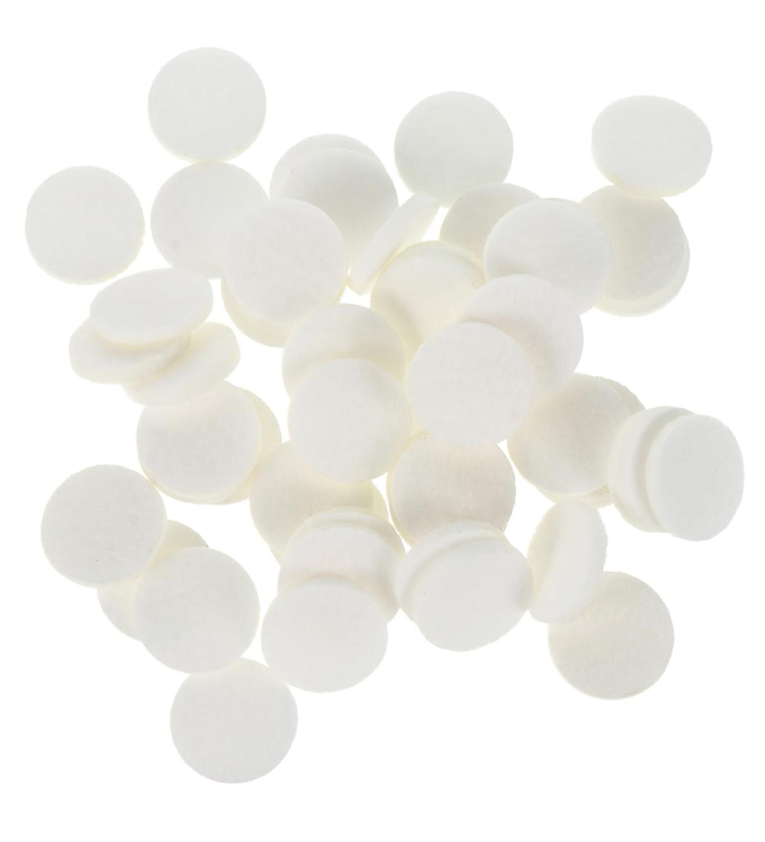 100pcs Cotton Aroma Diffuser Refill Pads - Round Air Freshener & Essential Oil Replacement for Electric Diffusers - Buy Online on GoSupps.com