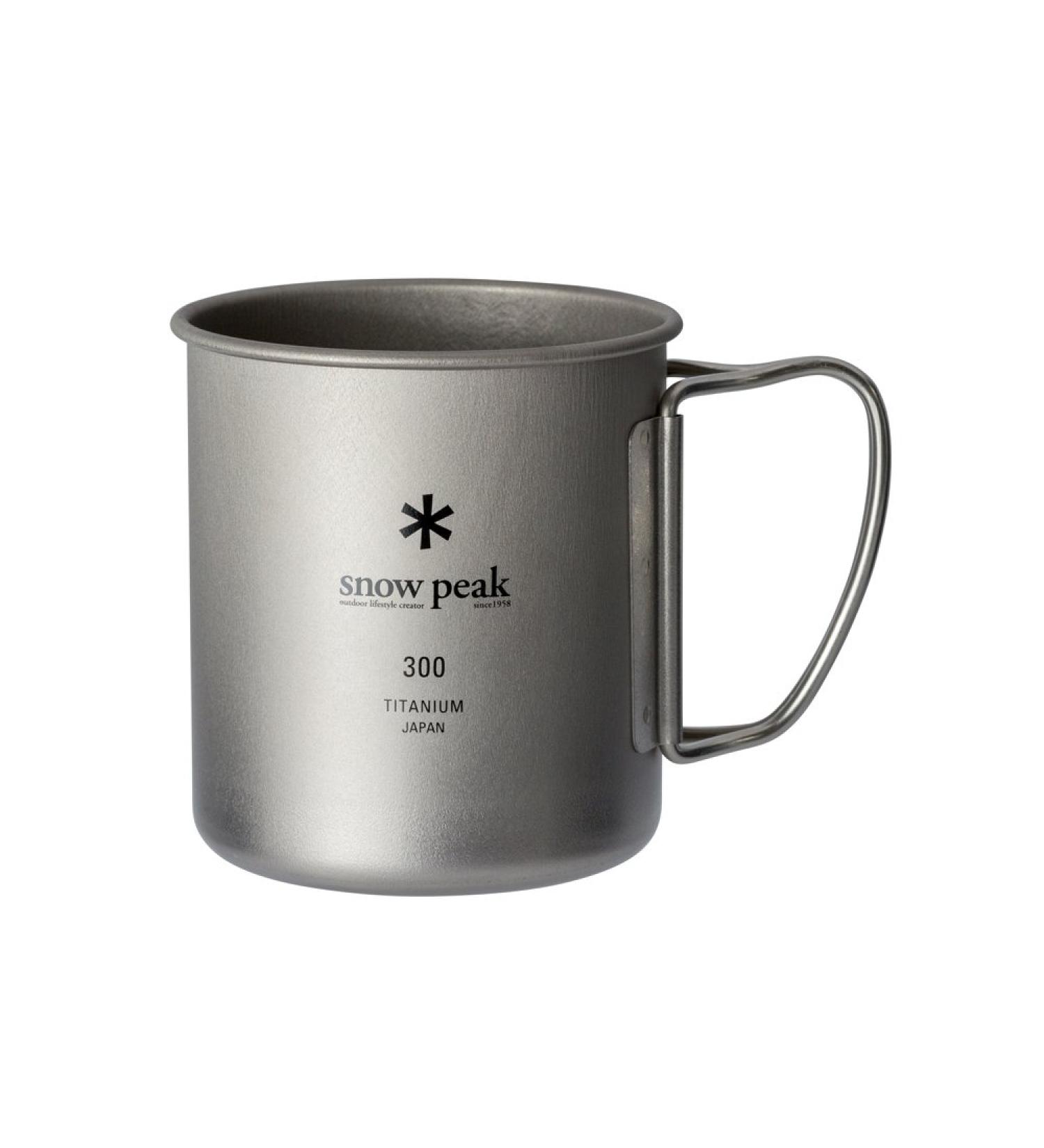 Snow Peak MG-142 Sierra Cup Titanium Mug - 10.1 fl oz (300ml) Capacity - Buy Online on GoSupps.com