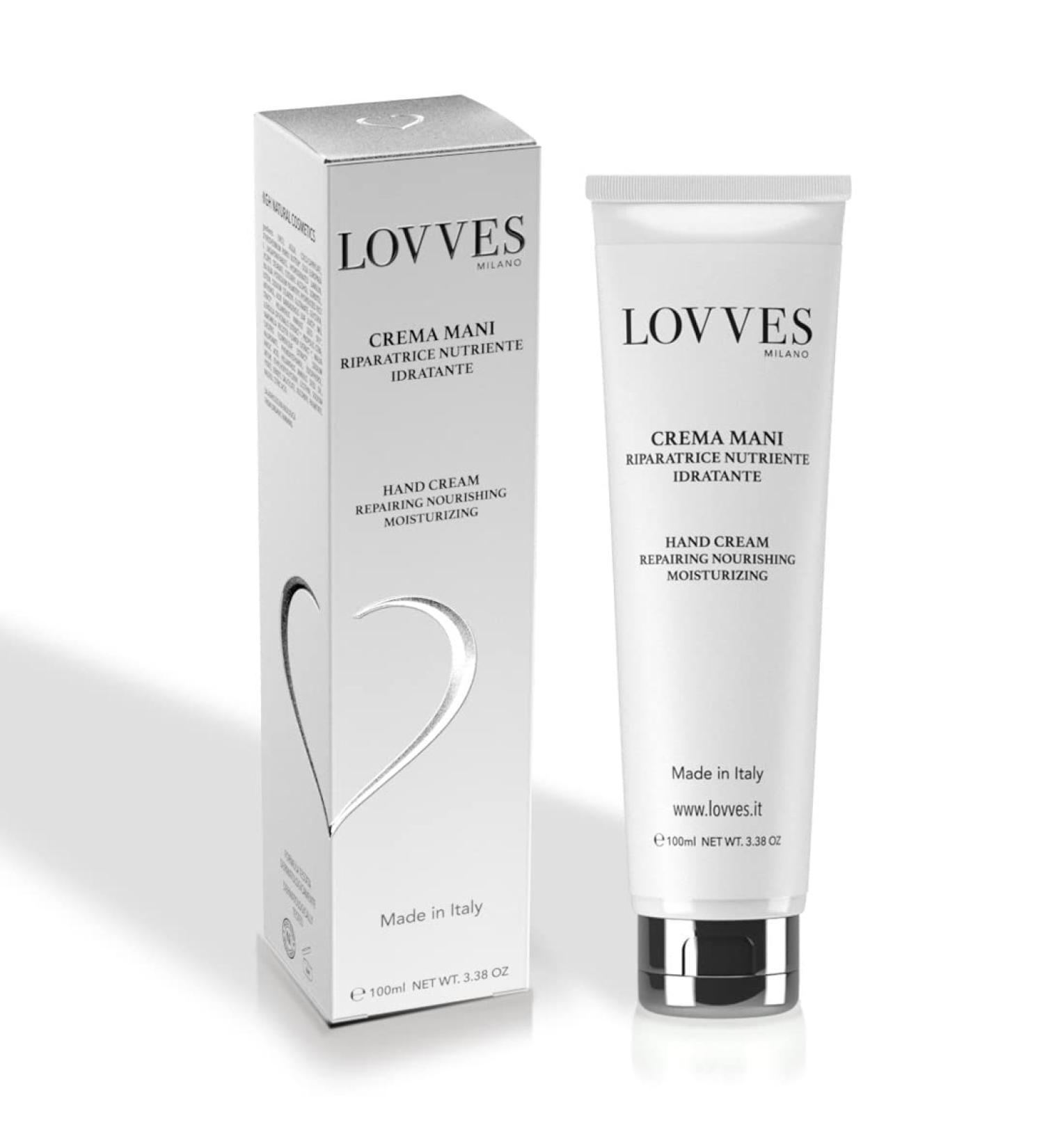 Lovves Hand Cream - Nourishing Natural Cosmetics for Youthful Hands | Moisturizing & Repairing | 100ml - Buy Online on GoSupps.com