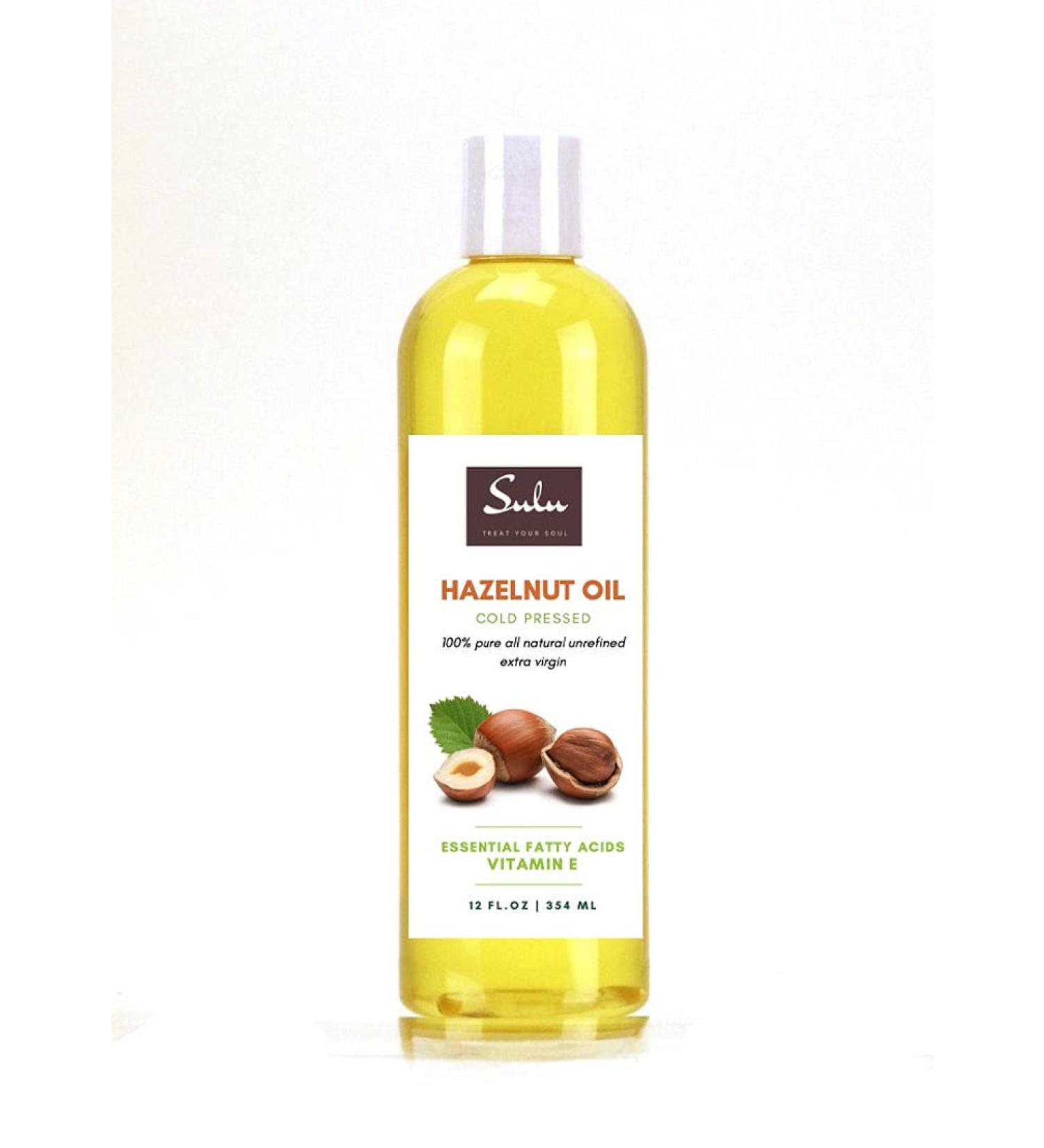 100% Pure Organic All Natural Hazelnut Oil (16 oz)