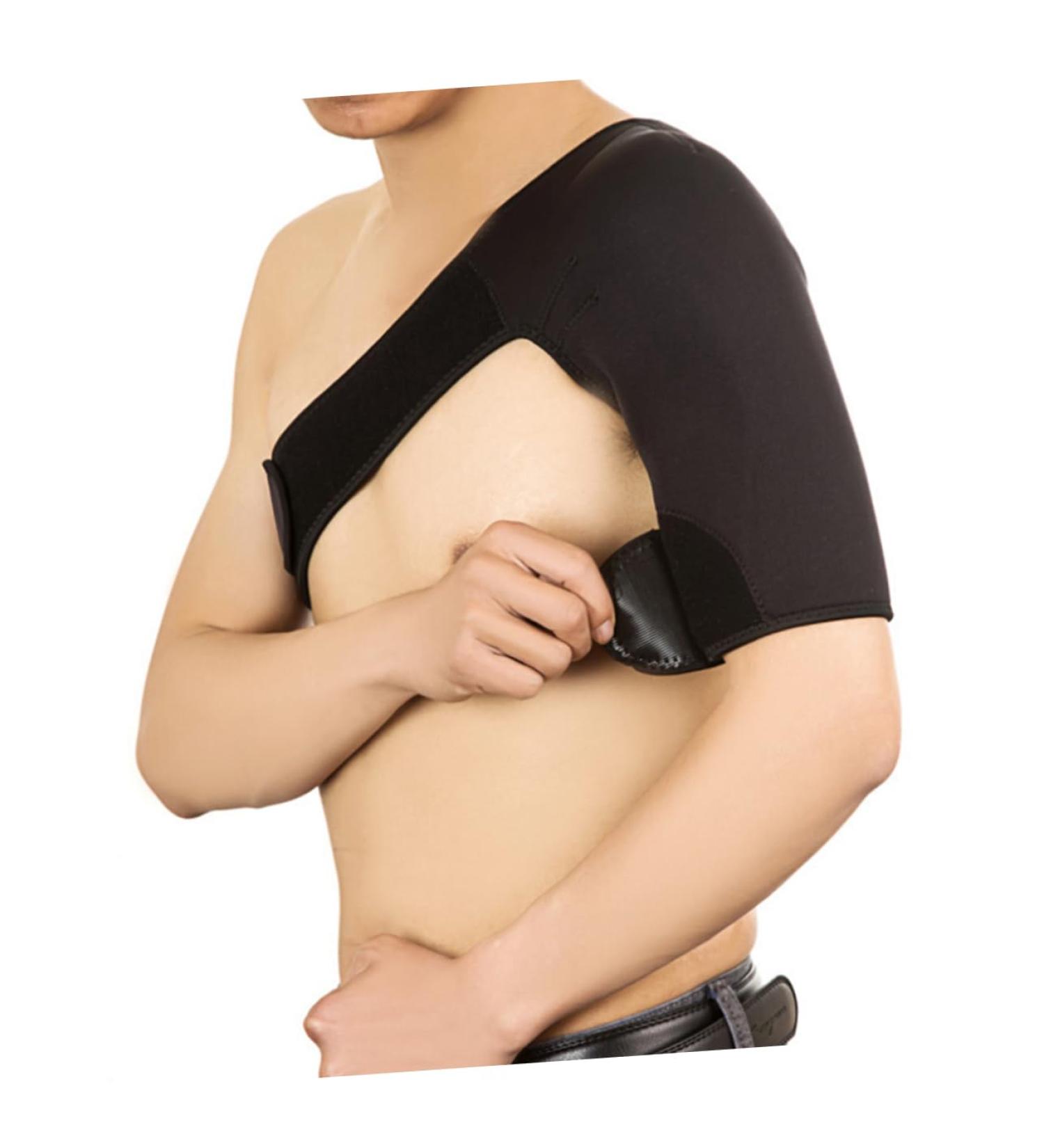 Mobestech Shoulder Belt & Straps for Shoulder Injury Relief | Adjustable Rotator Cuff Support for Men & Women - Ideal Shoulder Support Tape - Buy Online on GoSupps.com