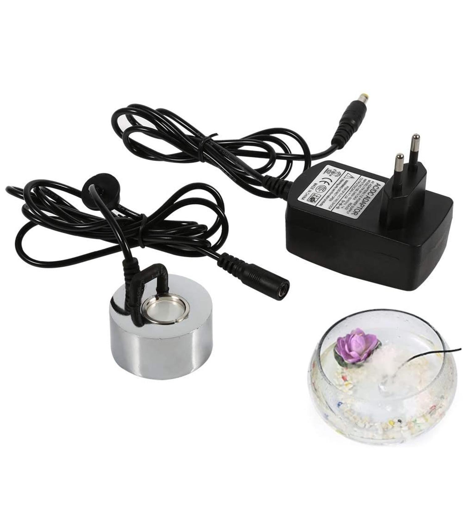 Okby Ultrasound Fogger - Efficient Water Well Pond Atomizer Humidifier with EU Adapter | Cold Fog & Negative Ions for Damp Air - Buy Online on GoSupps.com