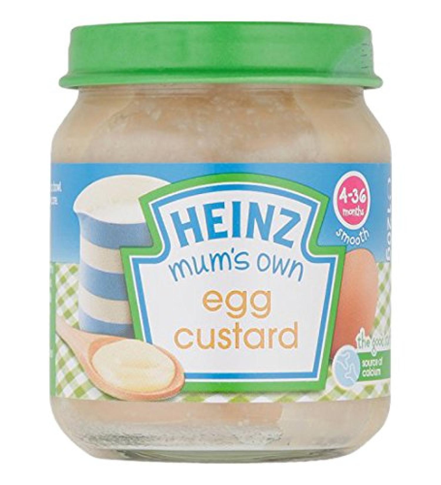 Heinz 4 - 36 Months Smooth Mum's Own Egg Custard 120 g