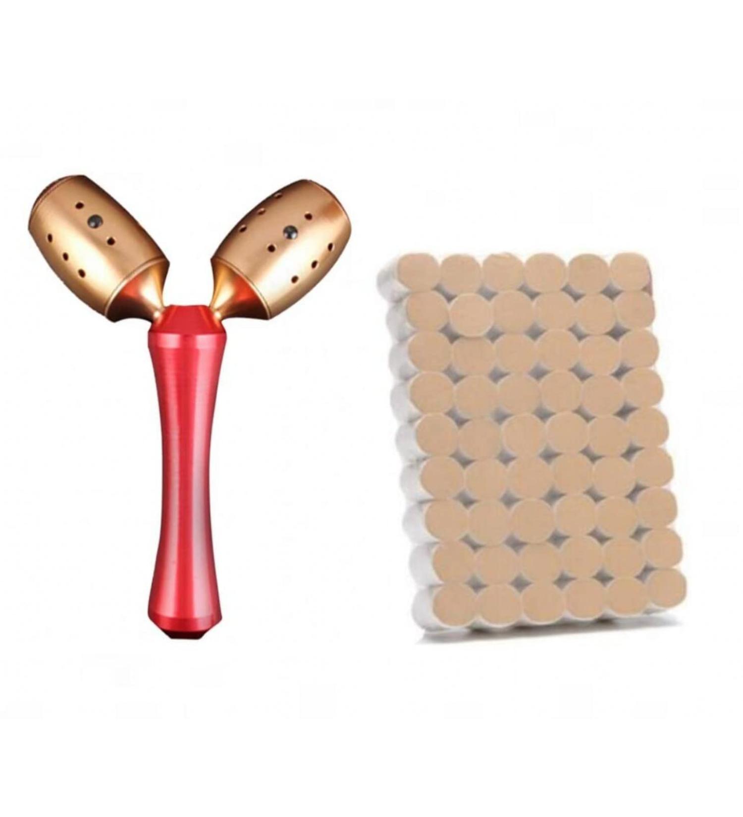 Zaanu Moxibusion Massotherapy Tool - Moxa Stick Burner for Acupuncture Meridian Therapy & Relaxing Massage | International Shipping - Buy Online on GoSupps.com