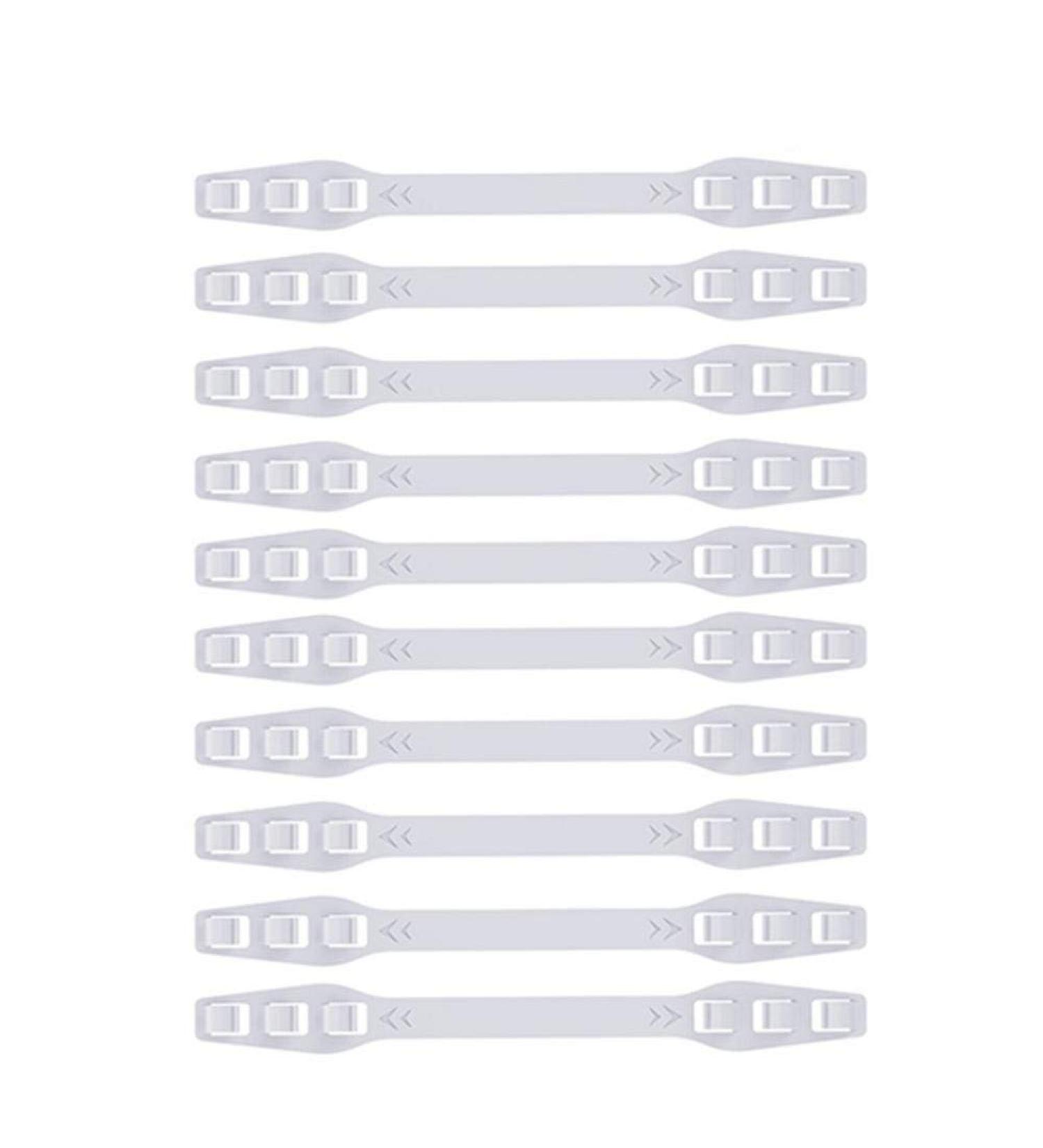 DAMONDAY Mask Hooks - 10 Anti-Slip Adjustable Extension Buckles for Comfort | Ear Rope Strap for Face Masks - Buy Online on GoSupps.com