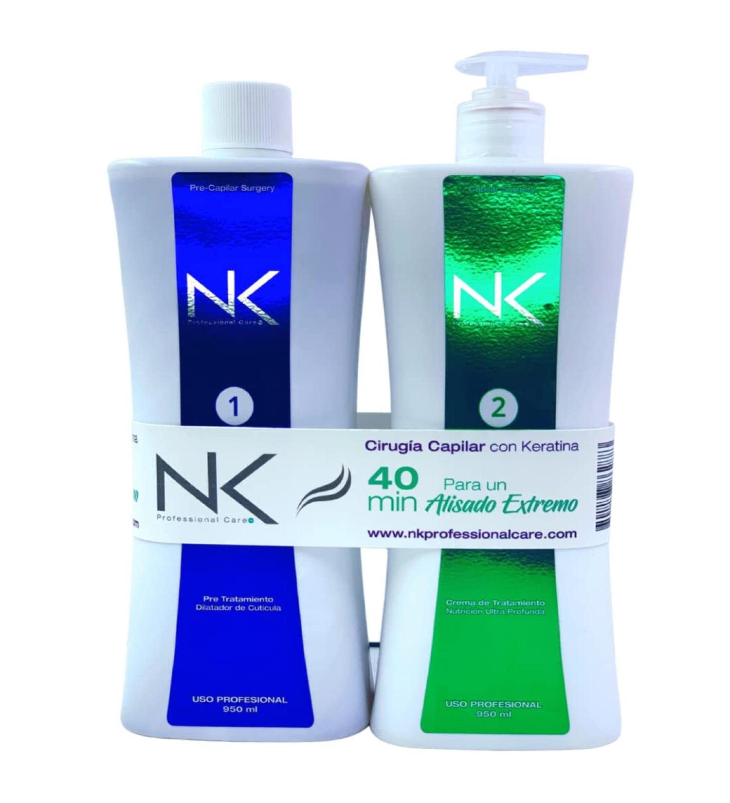 NK PROFESSIONAL CARE CIRUGIA CAPILAR CON KERATINA WHITE 950 ml - Buy Online on GoSupps.com