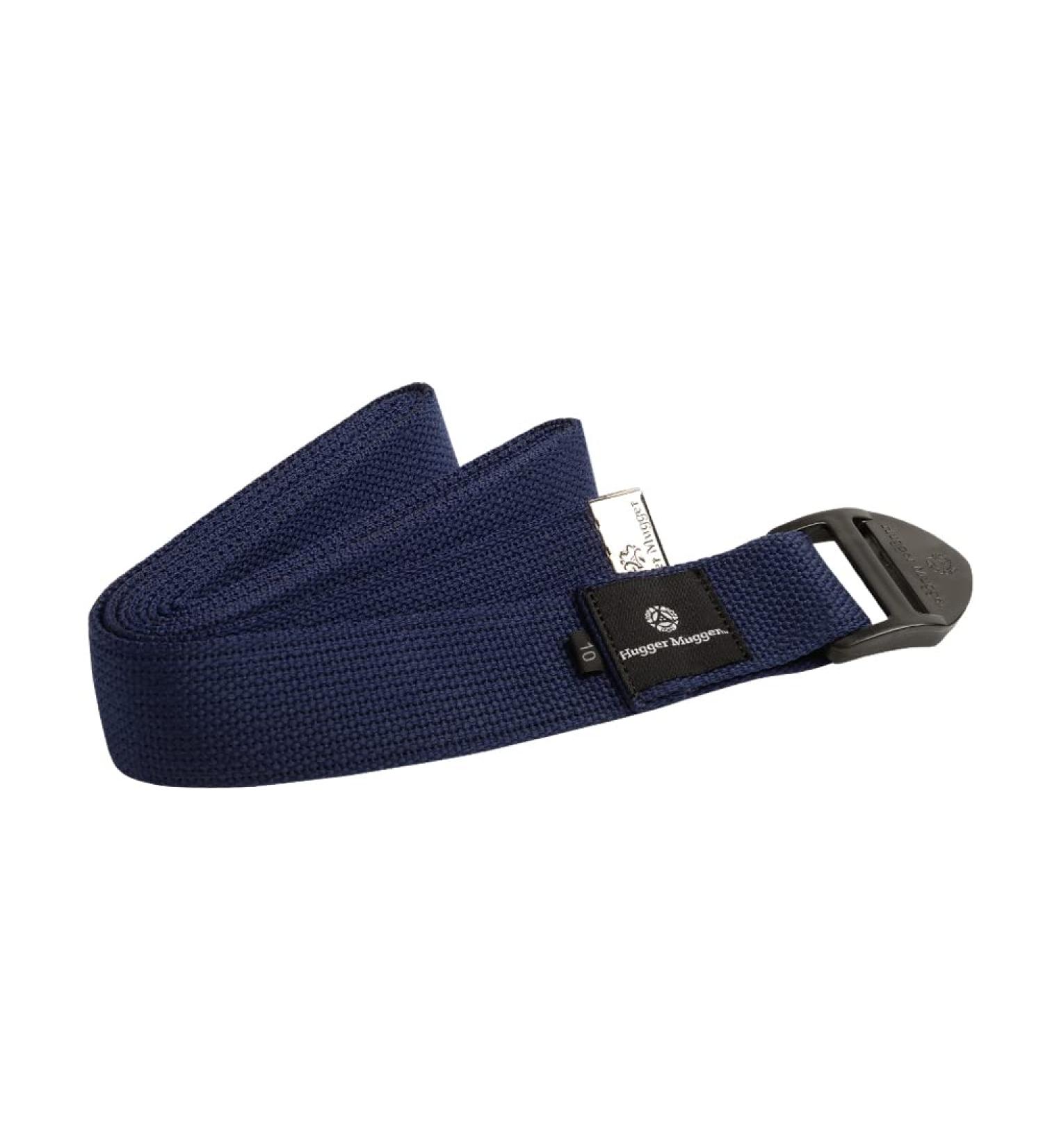 Hugger Mugger Cinch Cotton Yoga Strap - 6 ft. Navy - Buy Online on GoSupps.com