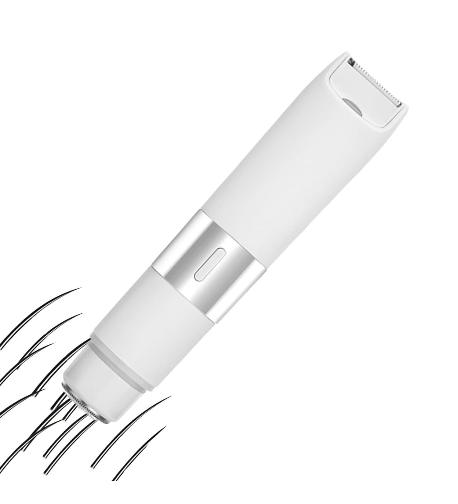  pilateur Bikini - Rasoir Double T te Rechargeable Et tanche - Rasoir Corporel Pour L' pilation Et Le Soin Des Poils Pour Le Visage Les Jambes Les Aisselles La Zone Intime Le Voyage Le Voyage Et Blanc - Buy Online on GoSupps.com