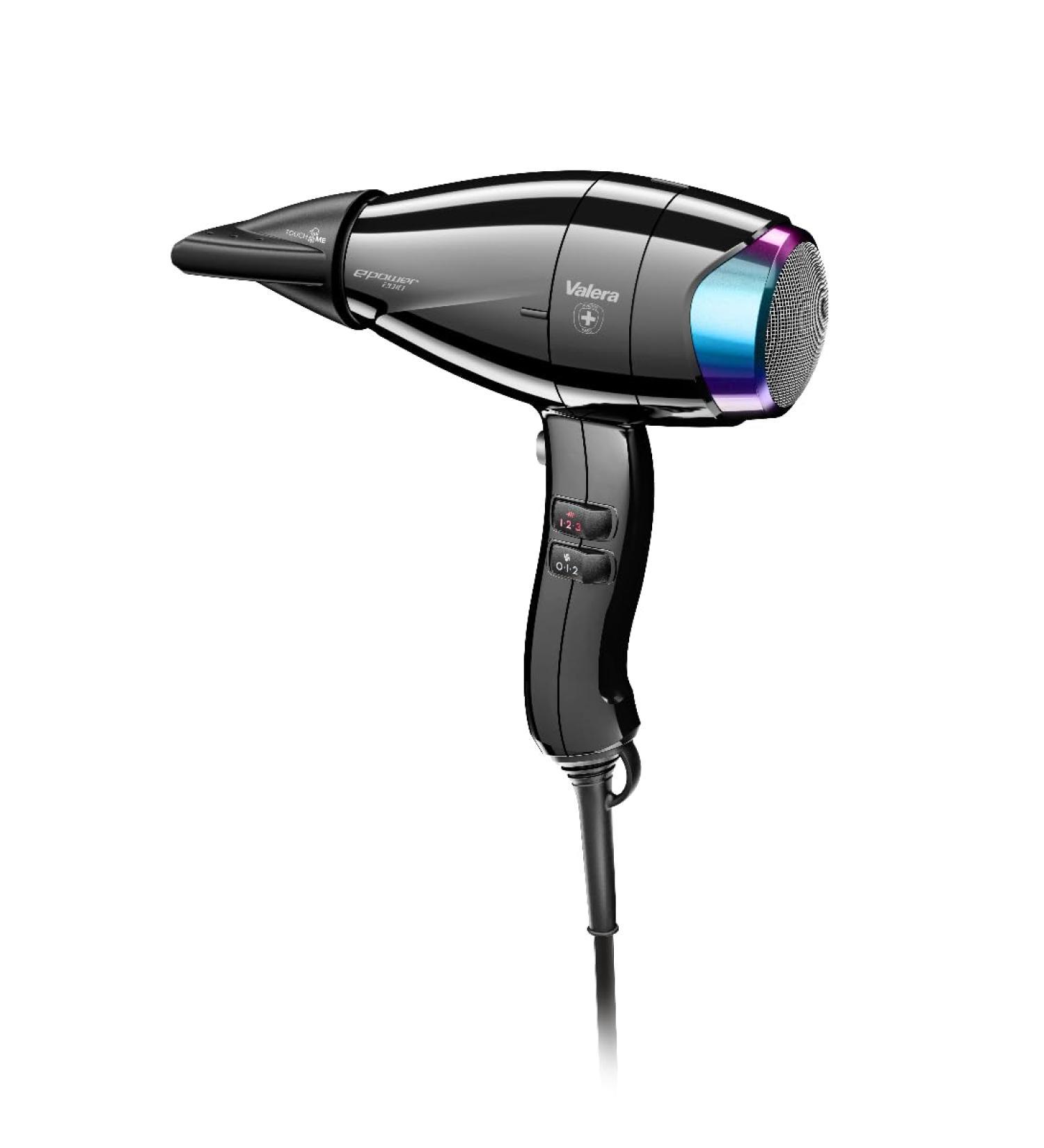 Ligo Electric SA Valera ePower 2010 eQ professional ion hairdryer compact environmentally friendly and powerful digital motor Sanify air purification intelligent air flow diagnosis 1600 watts color black
