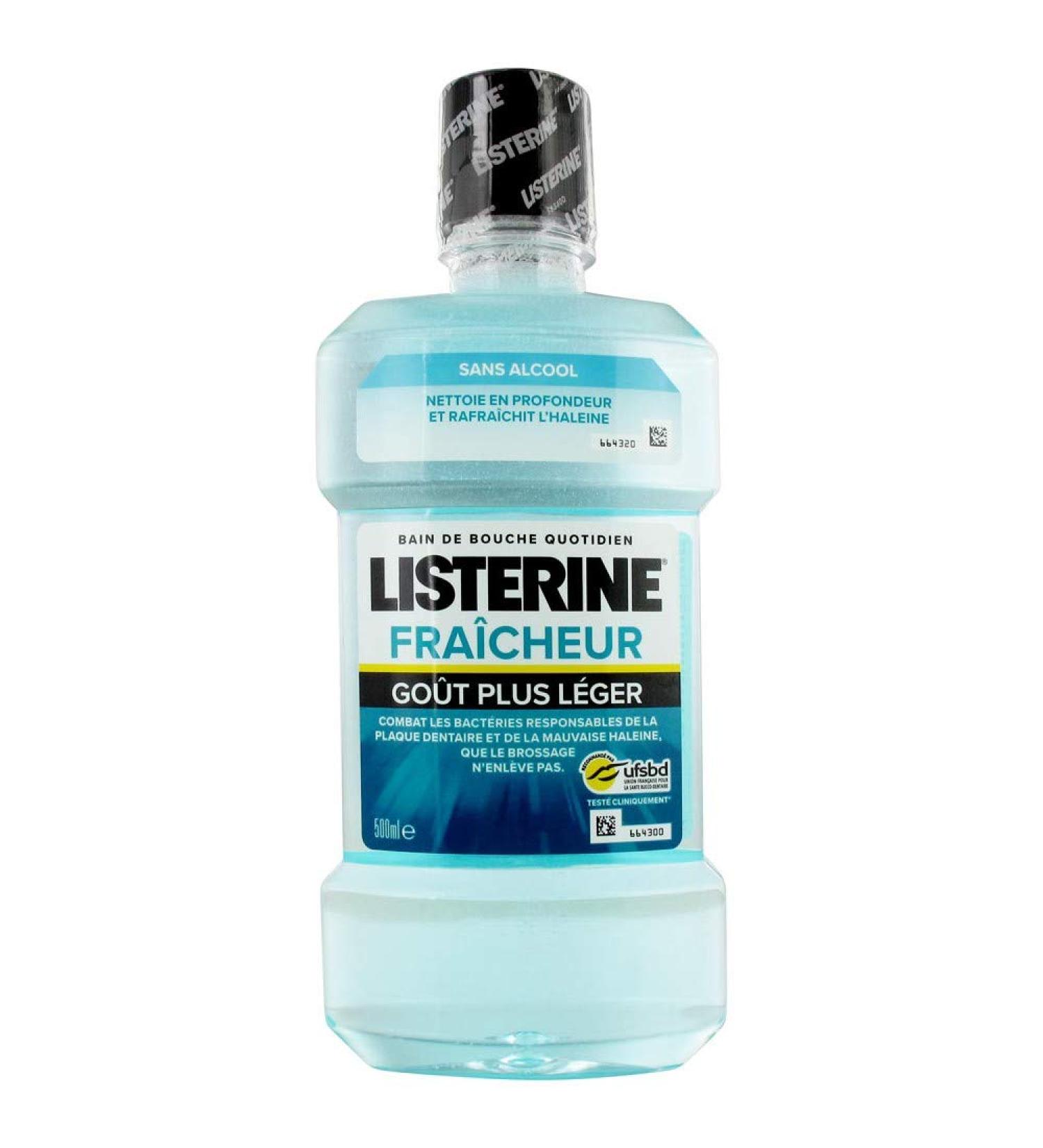 LISTERINE - Bain de Bouche - FRAICHEUR - 500ml