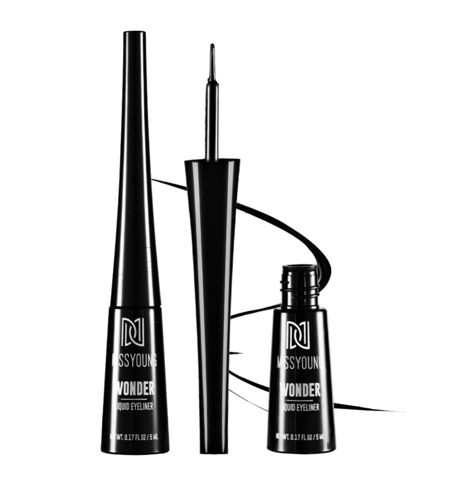 Kybbe Waterproof Liquid Eyeliner Pen Makeup Cosmetics Black Lip Pencil Long Lasting - Buy Online on GoSupps.com