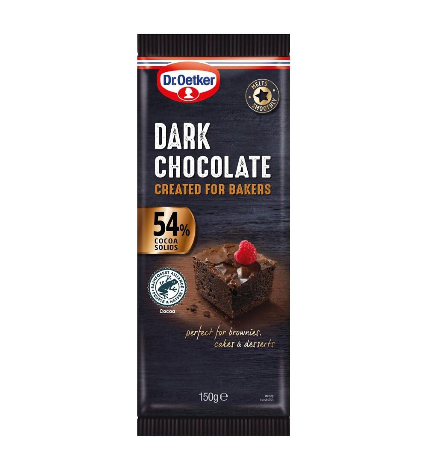 Dr. Oetker Extra Dark Chocolate 100g - Buy Online on GoSupps.com