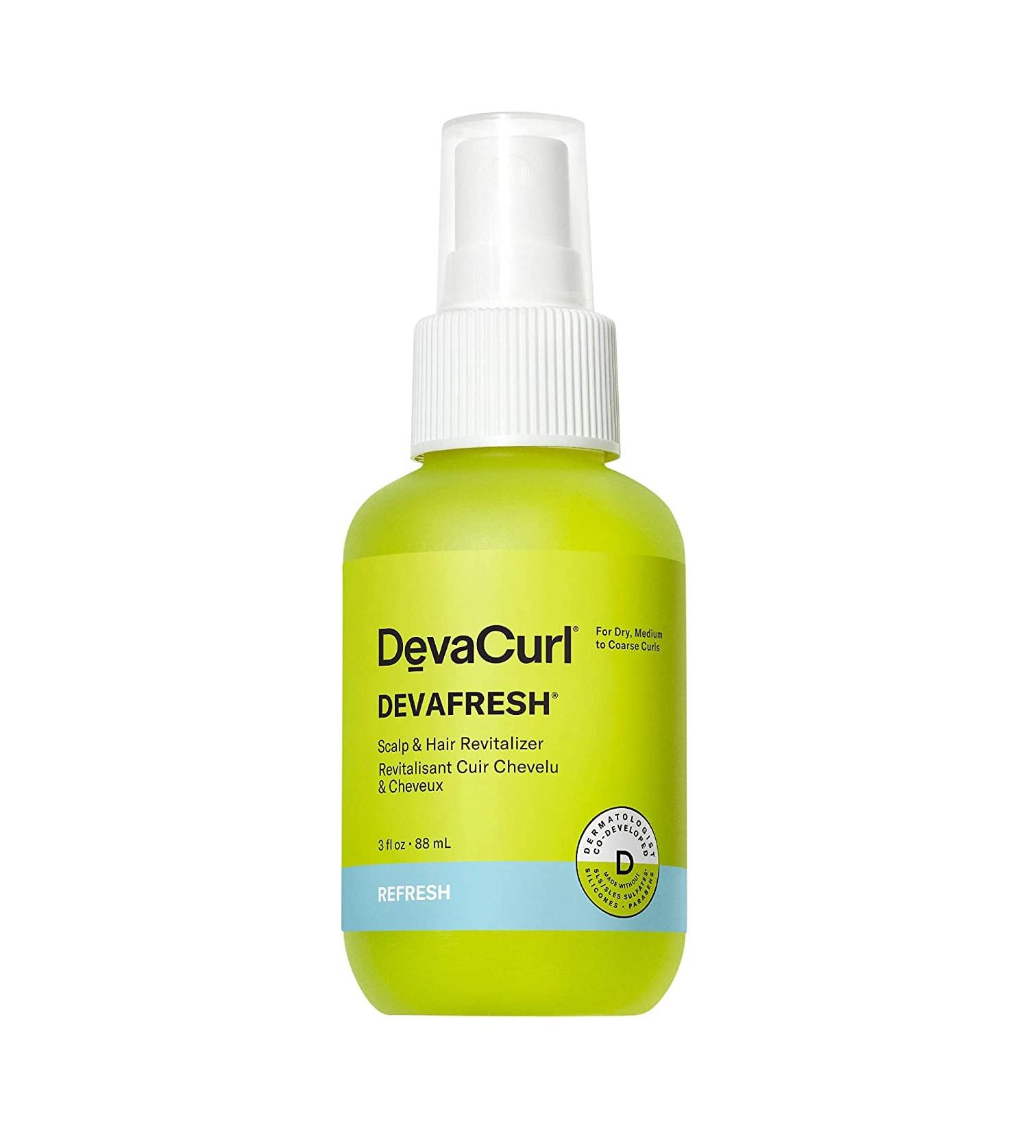 DevaCurl DevaFresh Scalp & Hair Revitalizer 3 fl. oz - Hydrate & Refresh Curly Hair | International Shipping Available - Buy Online on GoSupps.com