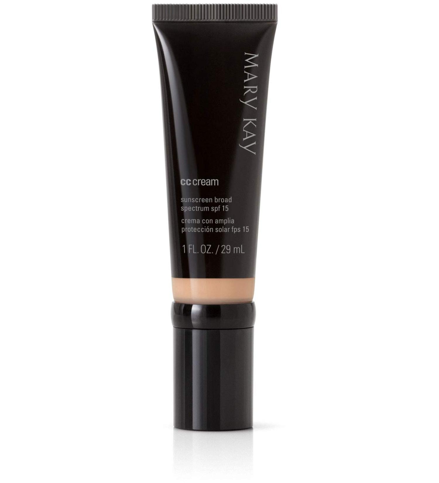 MARY KAY CC CREAM SUNSCREEN BROAD SPECTRUM SPF 15 1 FL. OZ.LIGHT TO MEDIUM