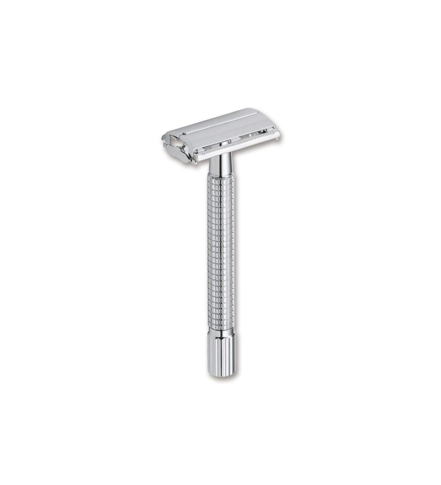 B ker Plus Manufaktur Solingen Safety Razor Butterfly L Chrome Silver Silver 1 piece (1 pack)