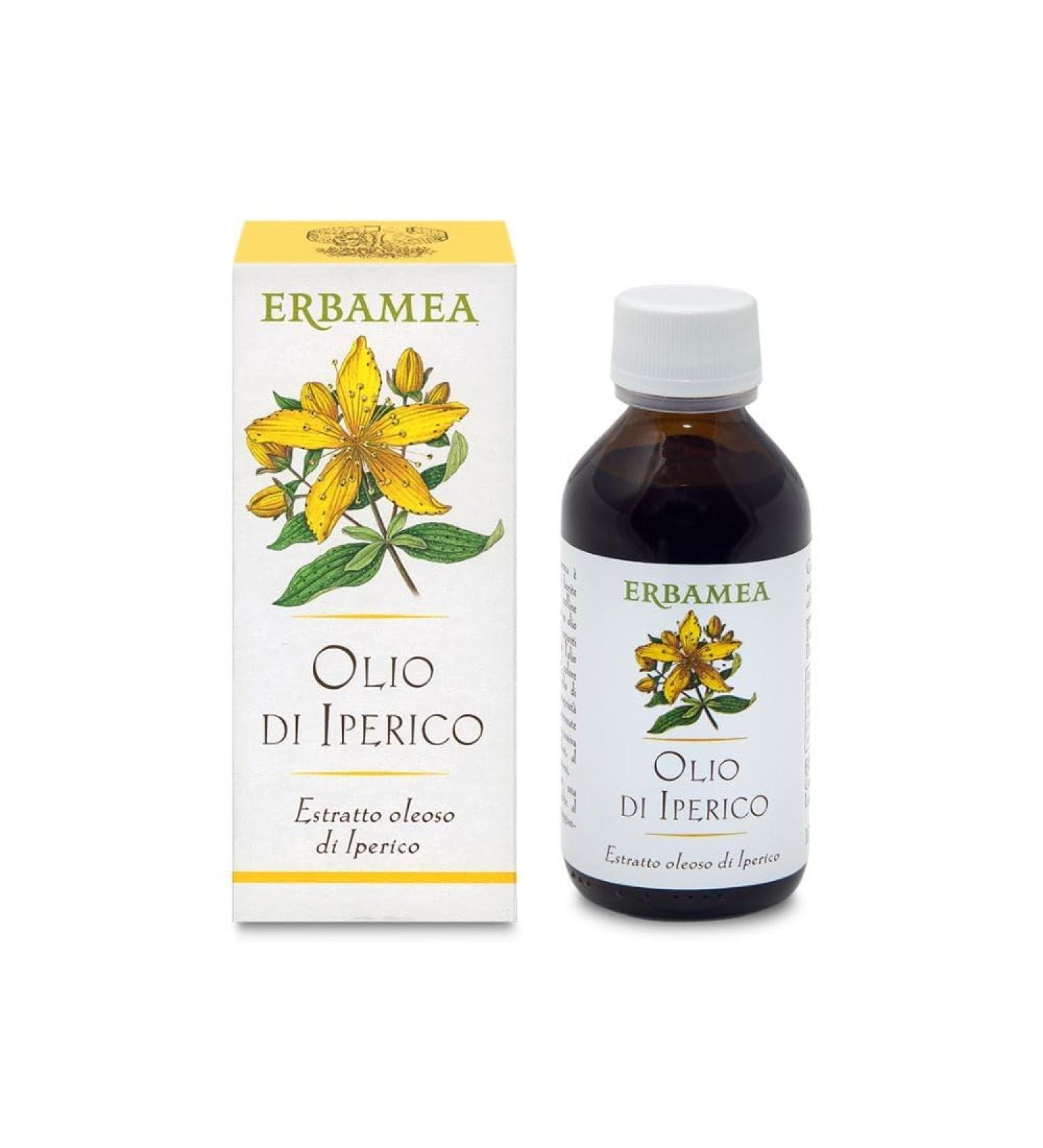 Erbamea St. John's wort oil (Oleol) 100 ml. Soothing for sunburn rashes