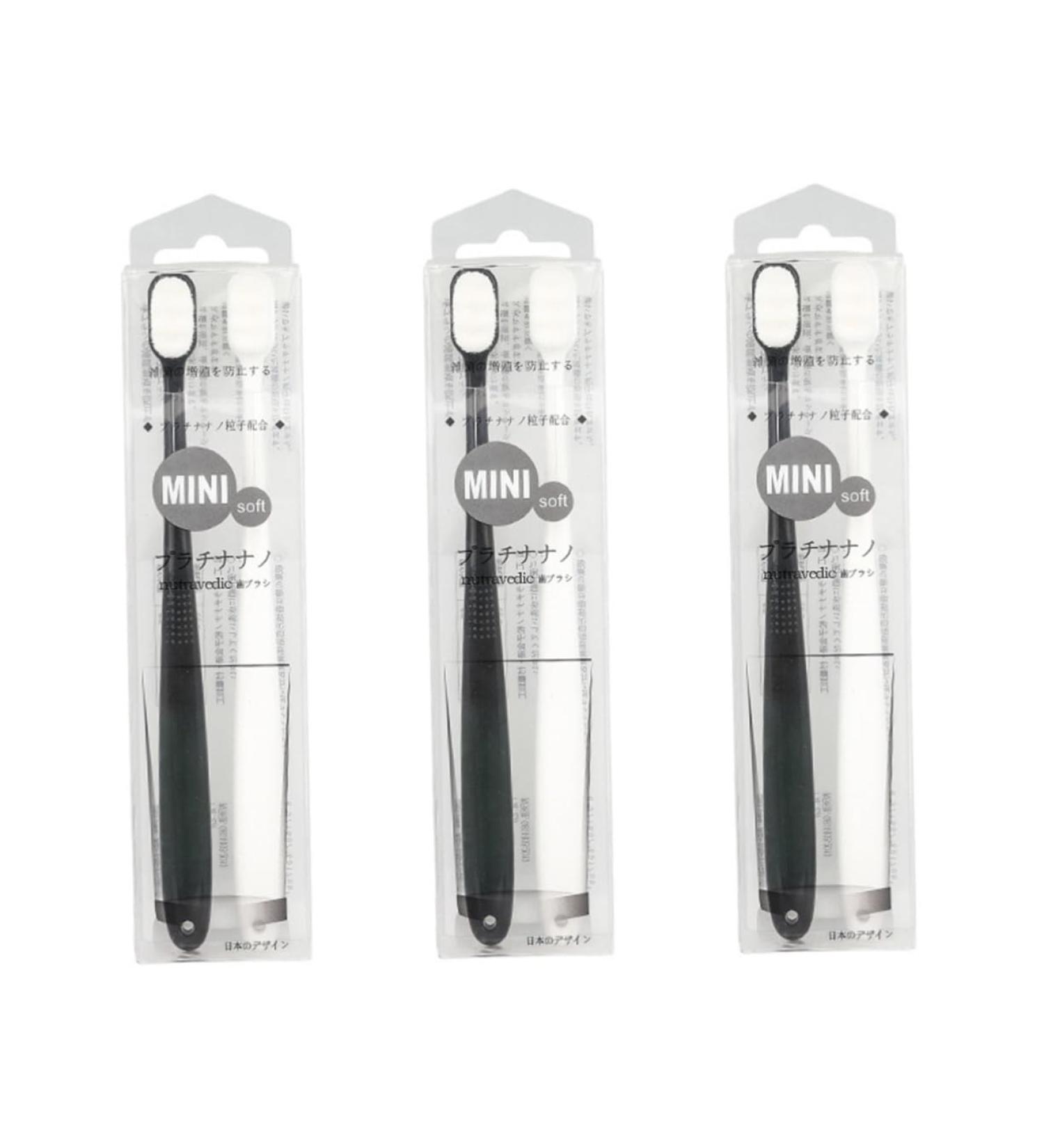 Mobestech 6 Pcs Ultra Fine Soft Toothbrush Set | Long Handle & Dental Floss for Travel | Essential Oral Care Kit - Buy Online on GoSupps.com