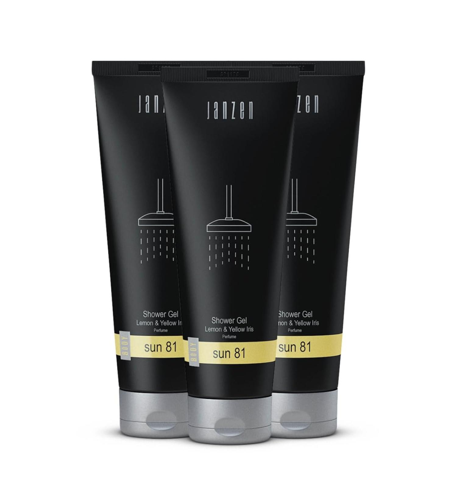 Janzen Shower Gel Sun 81 Lot of 3