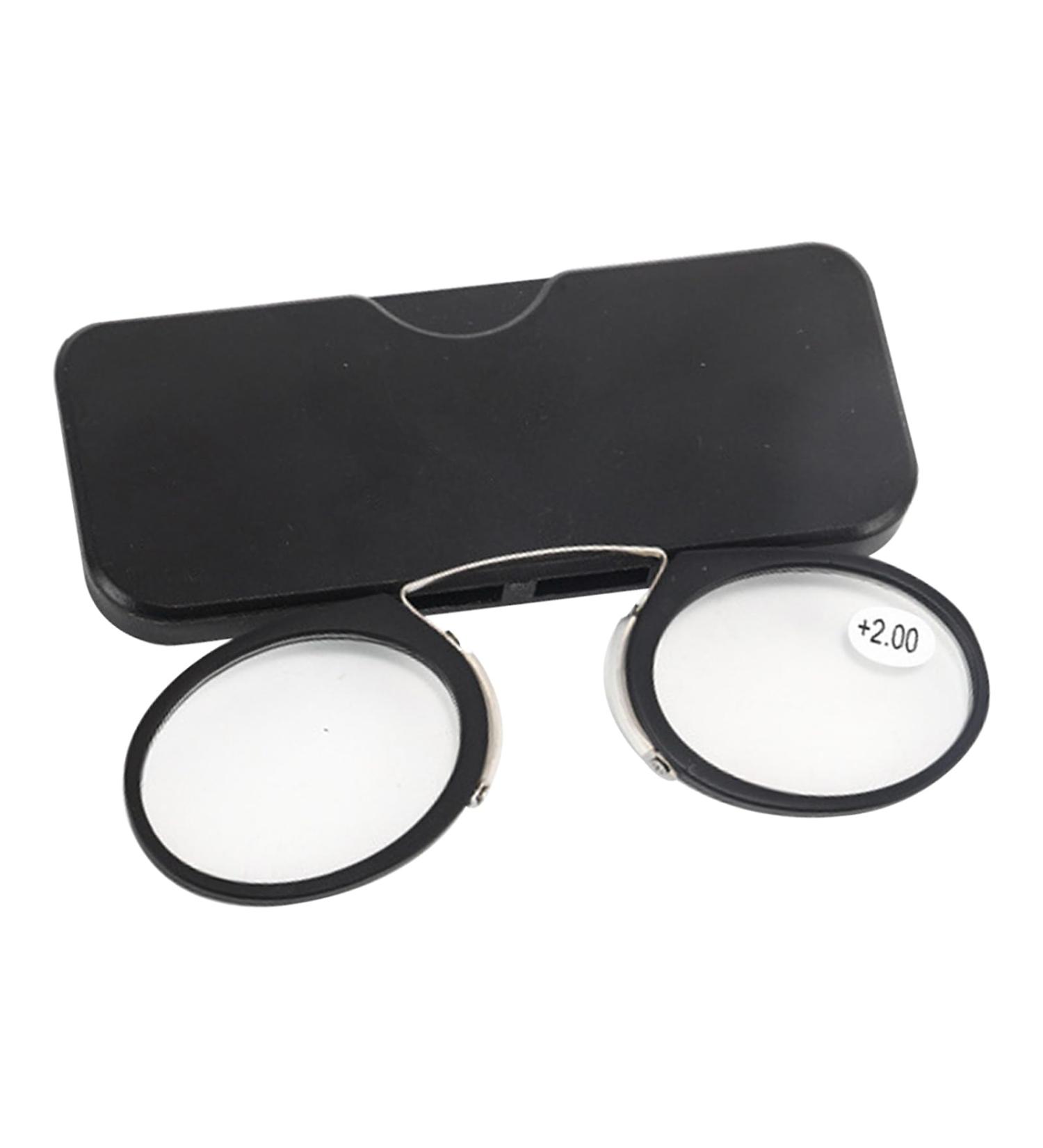 Buy Seminismar Mini Nose Clip Reading Glasses - Compact & Foldable Monocle for Women +2.0 Diopter - International Shipping Available - Buy Online on GoSupps.com