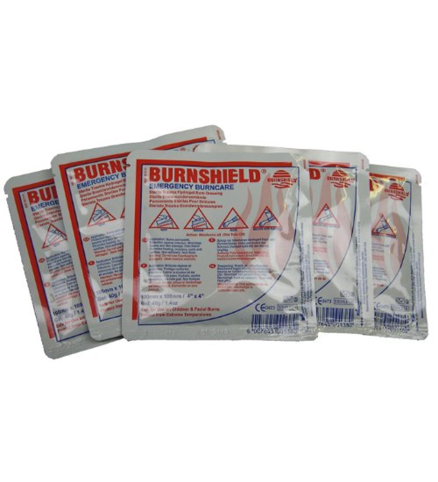 Pack of 5 Burnshield Emergency Burncare Dressing 10x10cm by EVAQ8