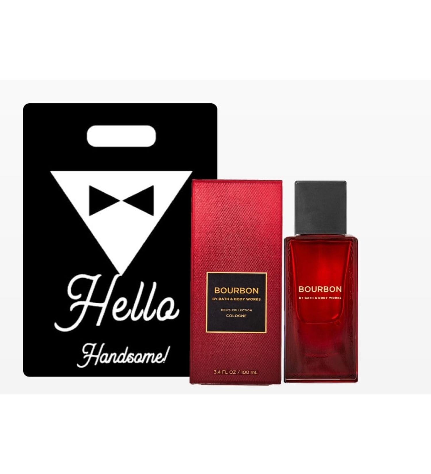 Bourbon Cologne - White Barn - Bath/Body Work - Men's Collection - 3.4 fl oz / 100 mL and Gift Bag HELLO HANDSOME