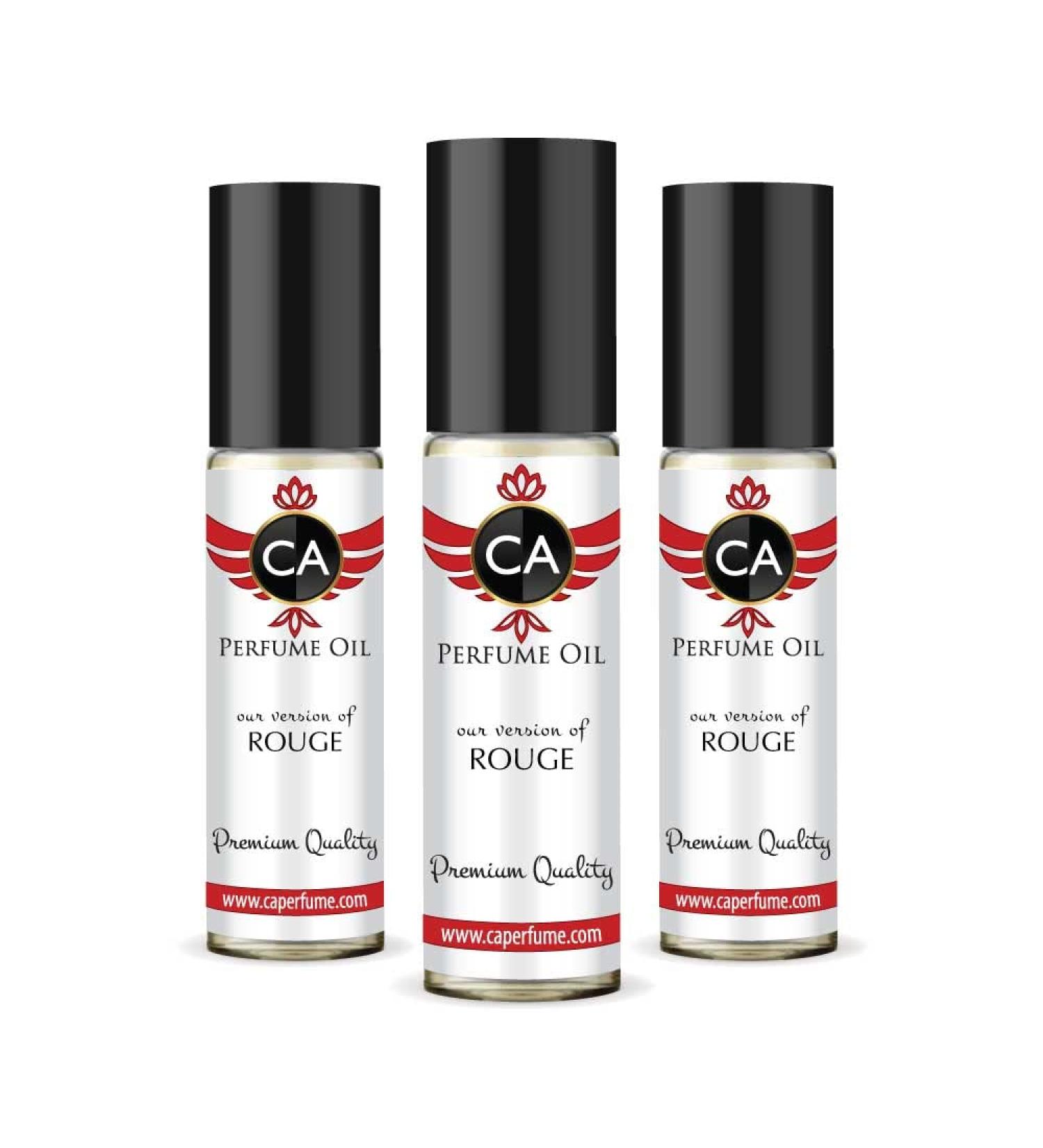CA Perfume Impression of Rouge For Men Replica Fragrance Body Oil Dupes Alcohol-Free Essential Aromatherapy Sample Travel Size Concentrated Long Lasting Attar Roll-On 0.3 Fl Oz-X3 - Buy Online on GoSupps.com