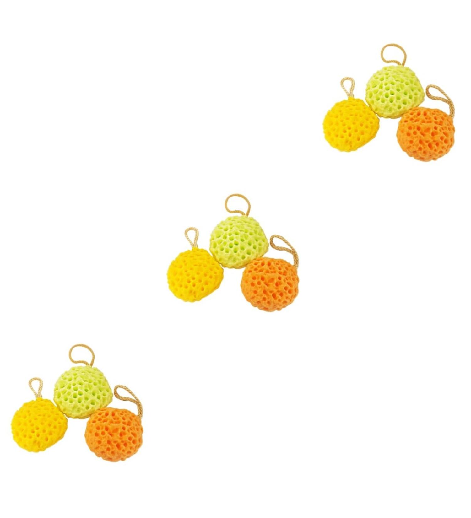 9 Pcs Honeycomb Bath Ball Set - Ultra Soft Shower Sponge for Luxurious Cleansing | International Shipping Available - Buy Online on GoSupps.com