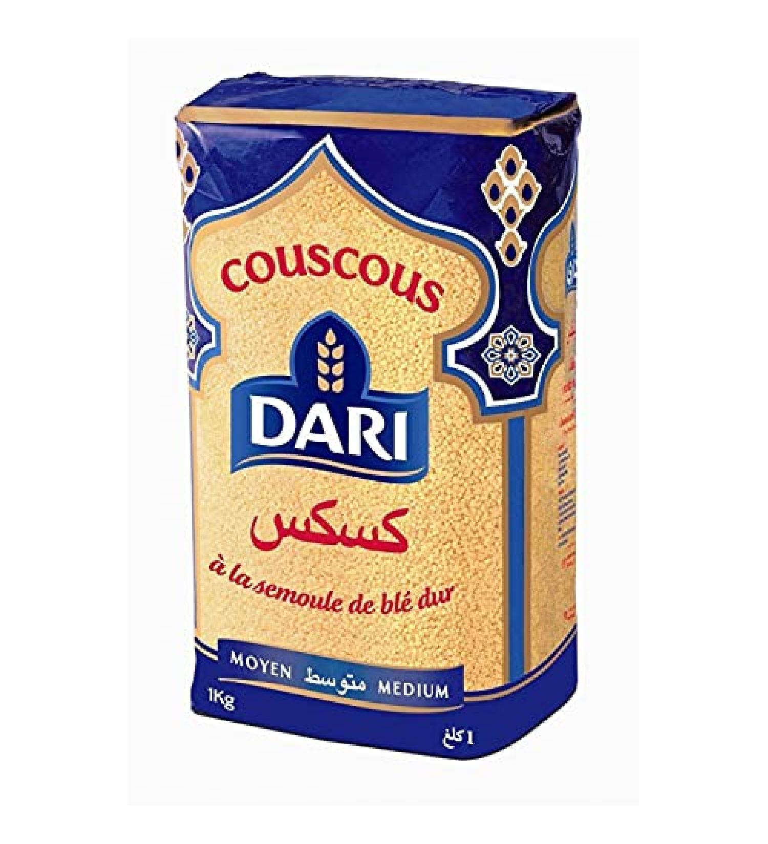 DARI - Couscous Moyen 1Kg - Lot De 4 - Vendu Par Lot - Buy Online on GoSupps.com